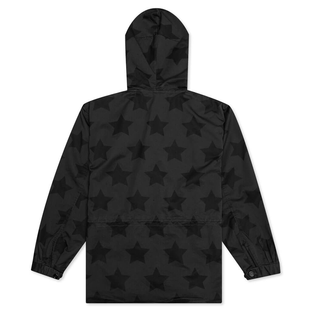 AWAKE STAR PRINTED ANORAK - CHARCOAL/BLACK - 2