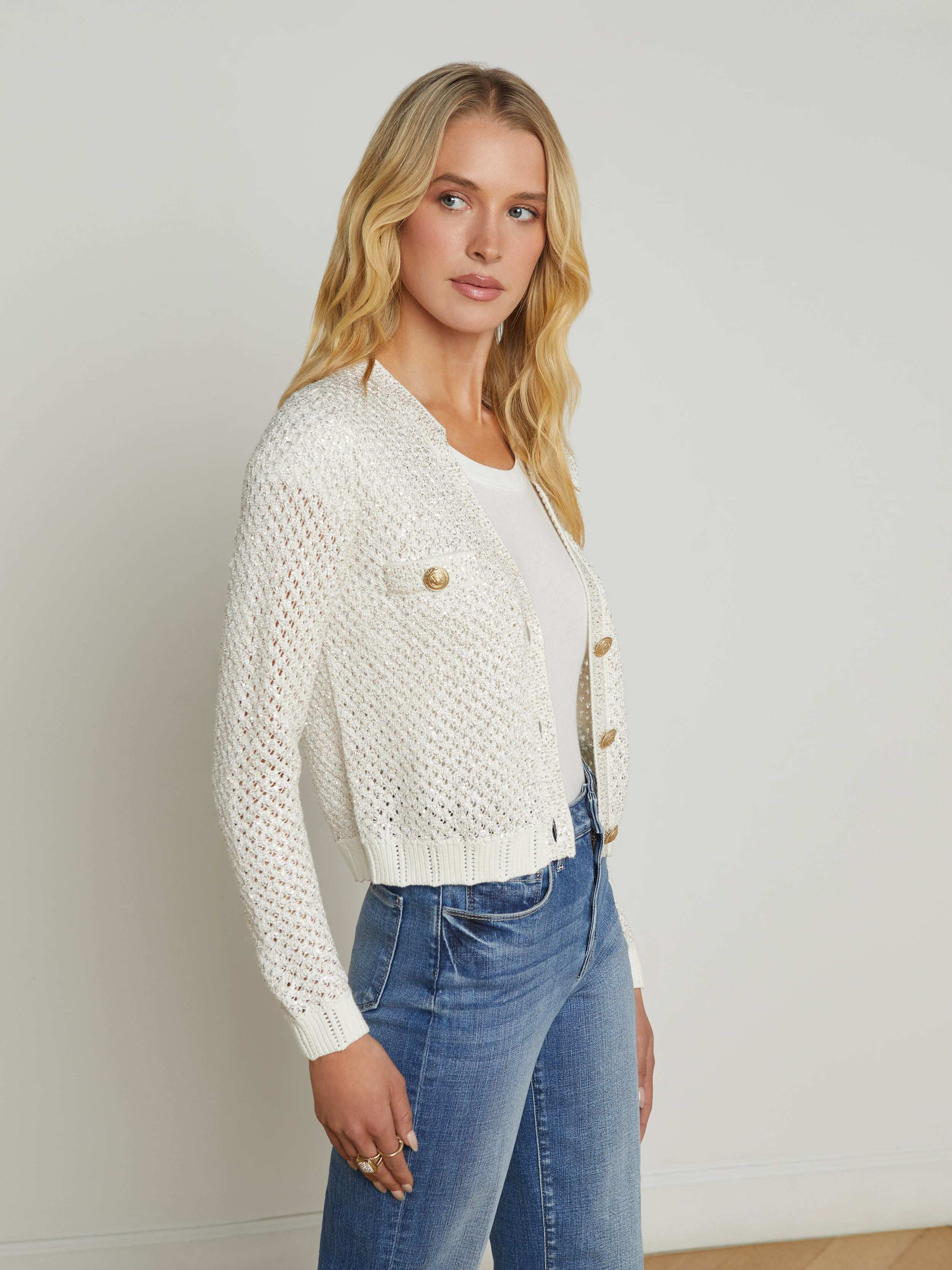 Blanca Sequin Cardigan - 4