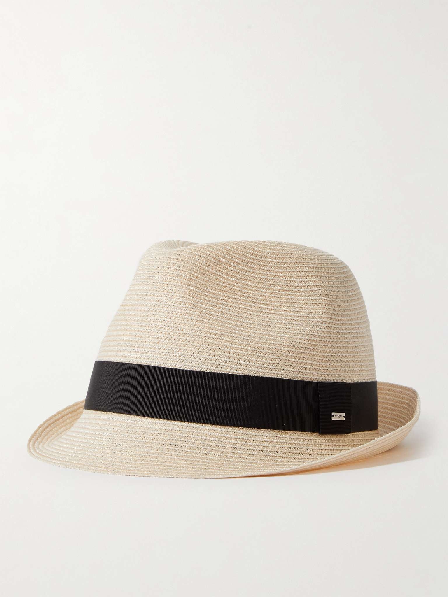 Grosgrain-Trimmed Hemp Fedora - 2