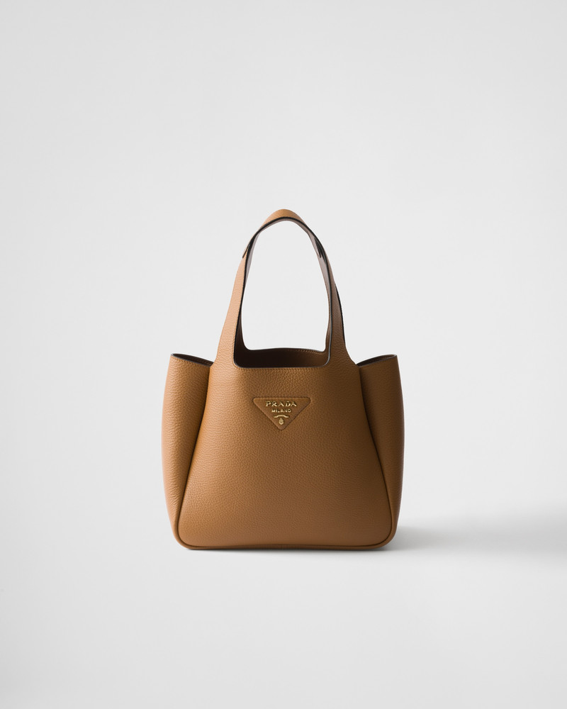 Small leather tote bag 1