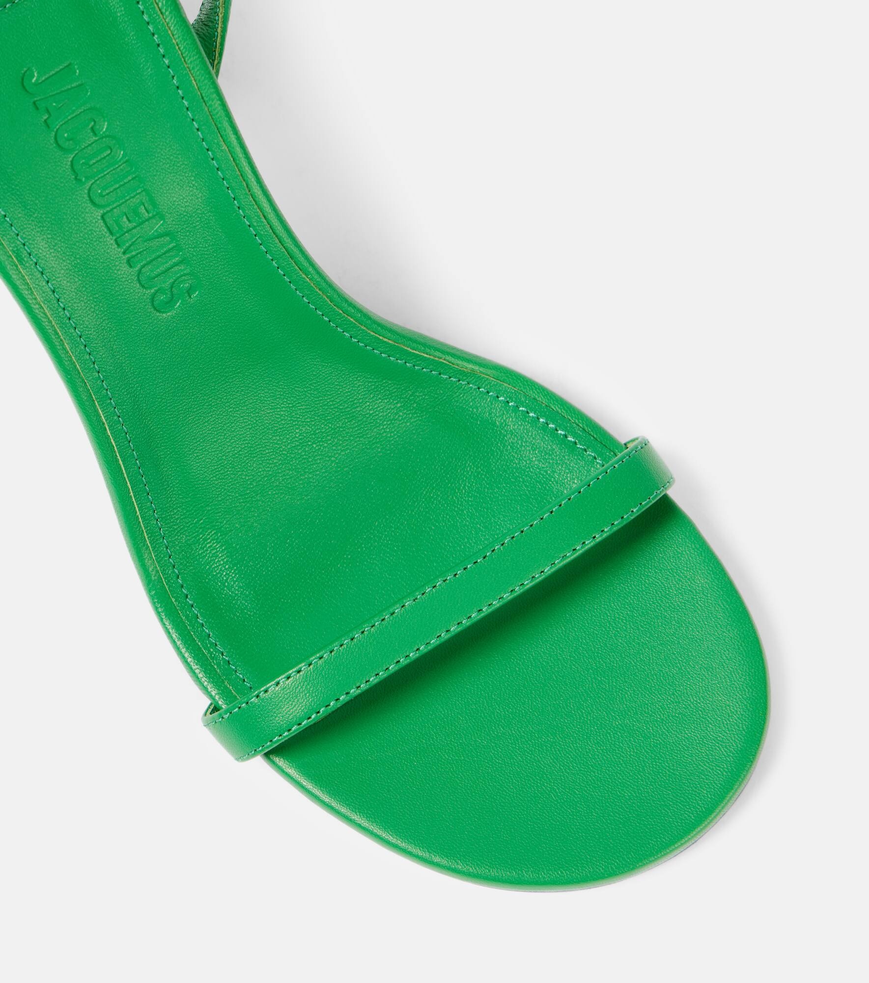 Bisou 90 leather sandals - 5