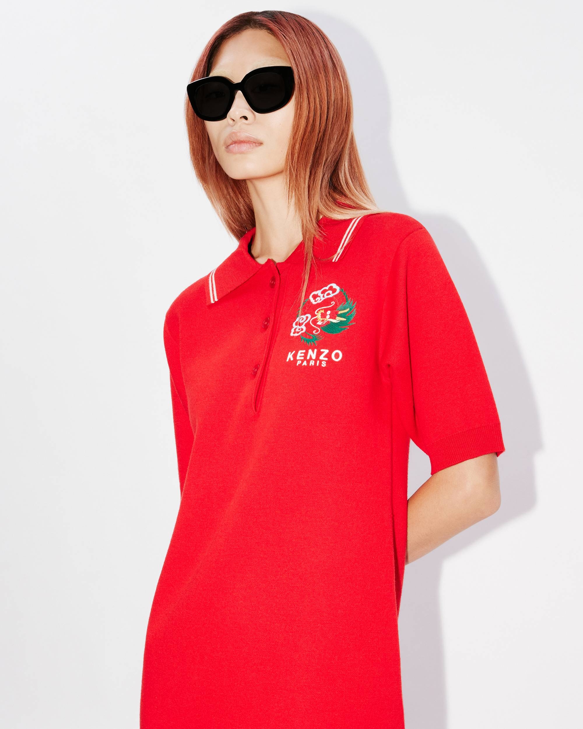 'Year of the Dragon' polo dress - 7