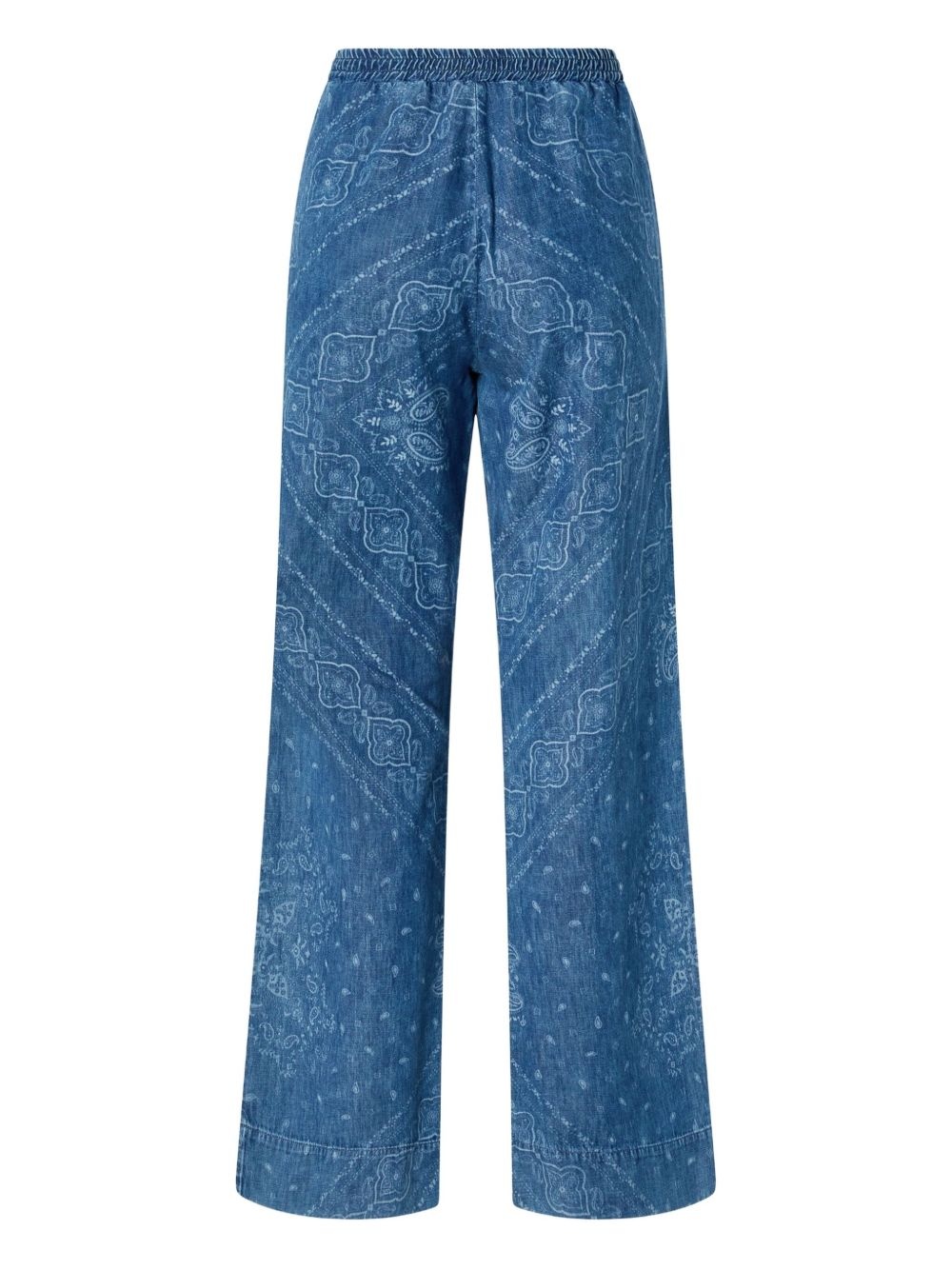 bandana-print jeans - 2