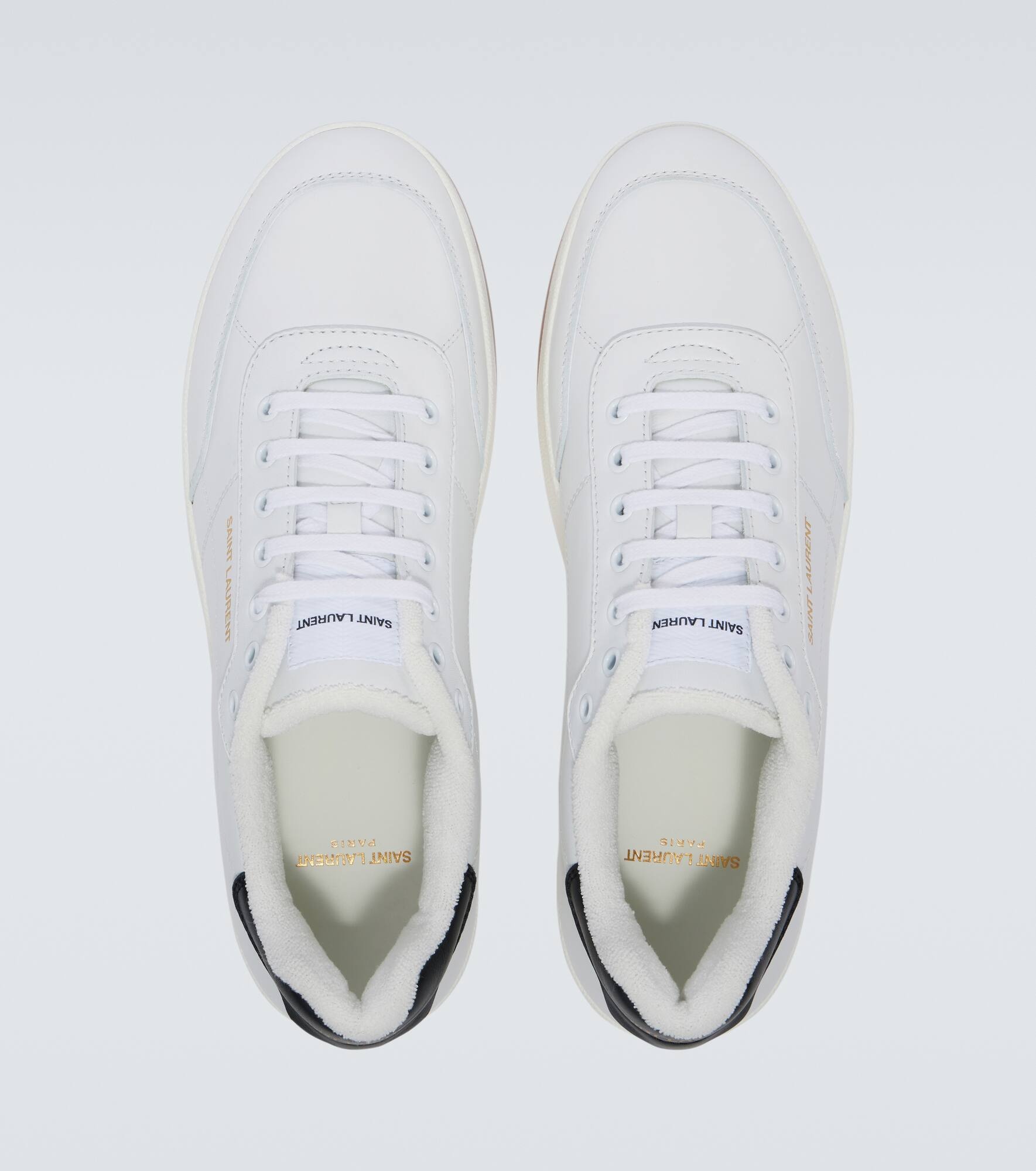SL/61 logo leather low-top sneakers - 4