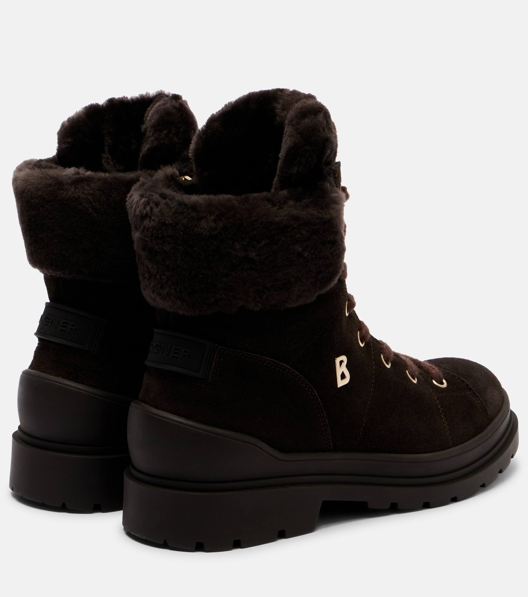 St. Moritz suede lace-up boots - 2