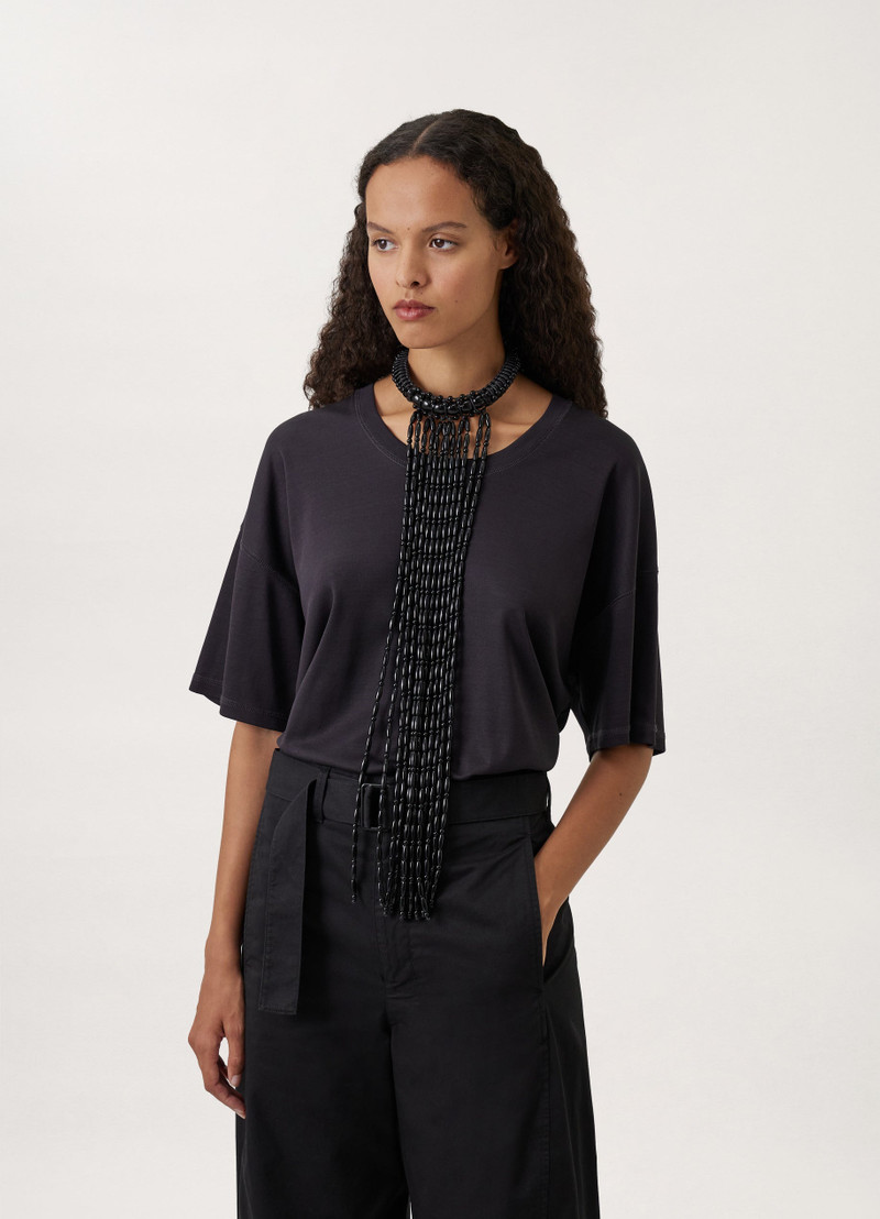 TIED UP PEARLS NECKLACE
BRASS 1