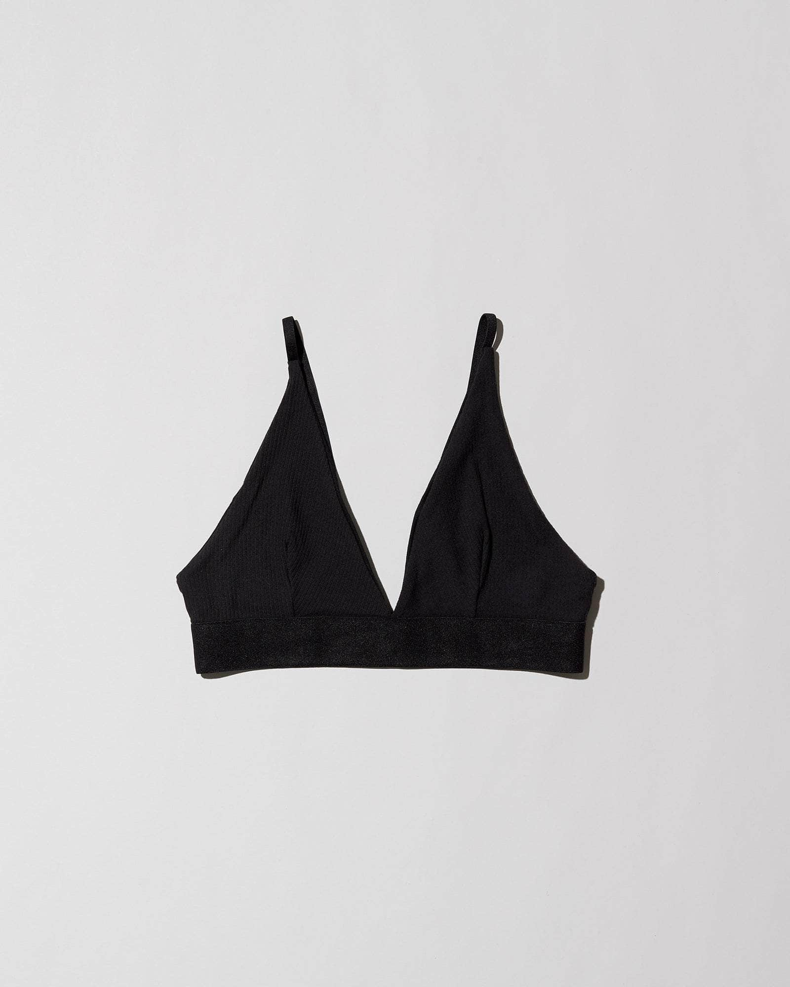 Triangle Bra - Fine Organic Cotton Rib - 6