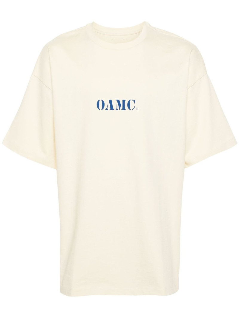 logo-print organic cotton T-shirt 1
