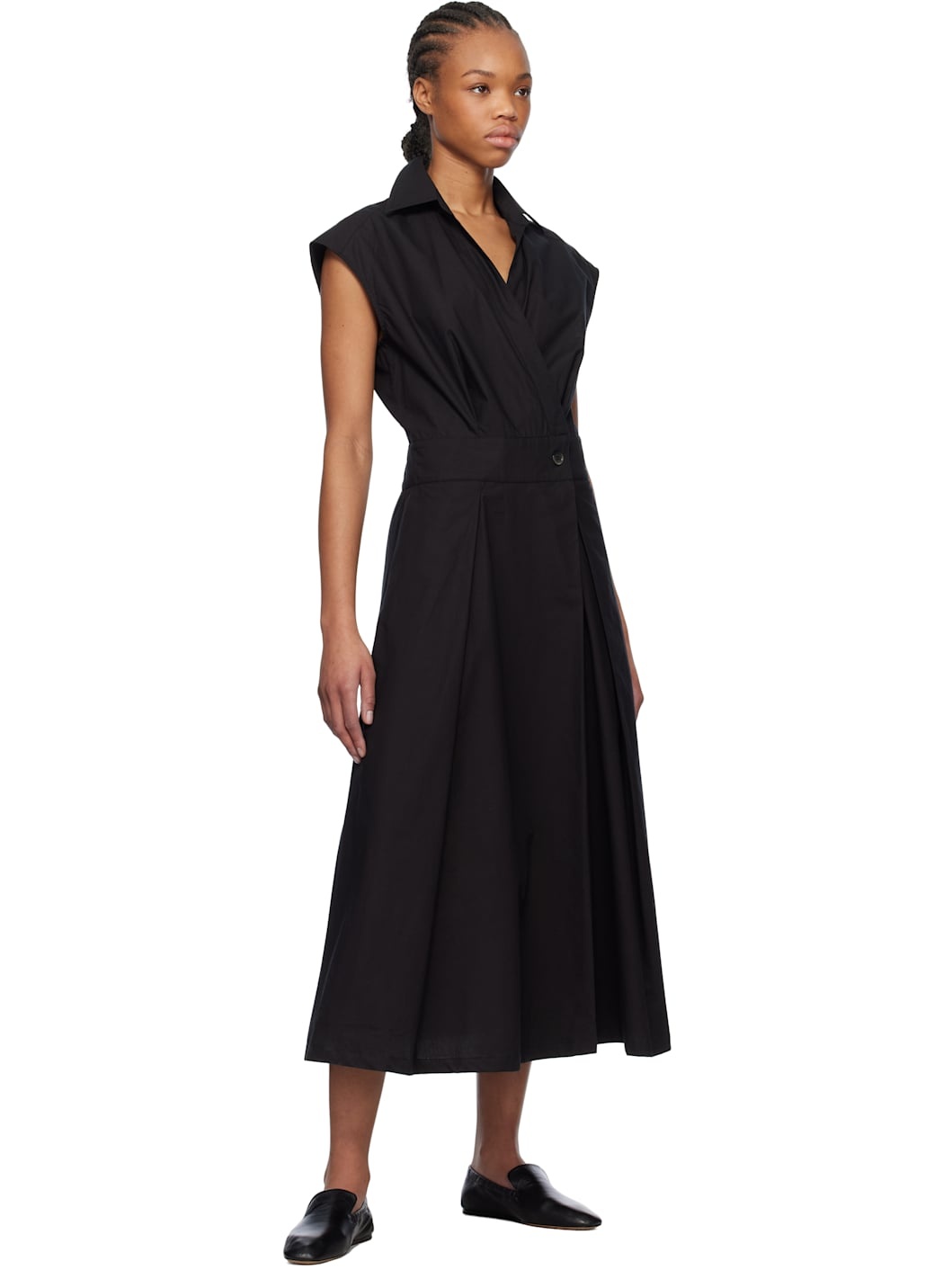 Black Athena Midi Dress - 4