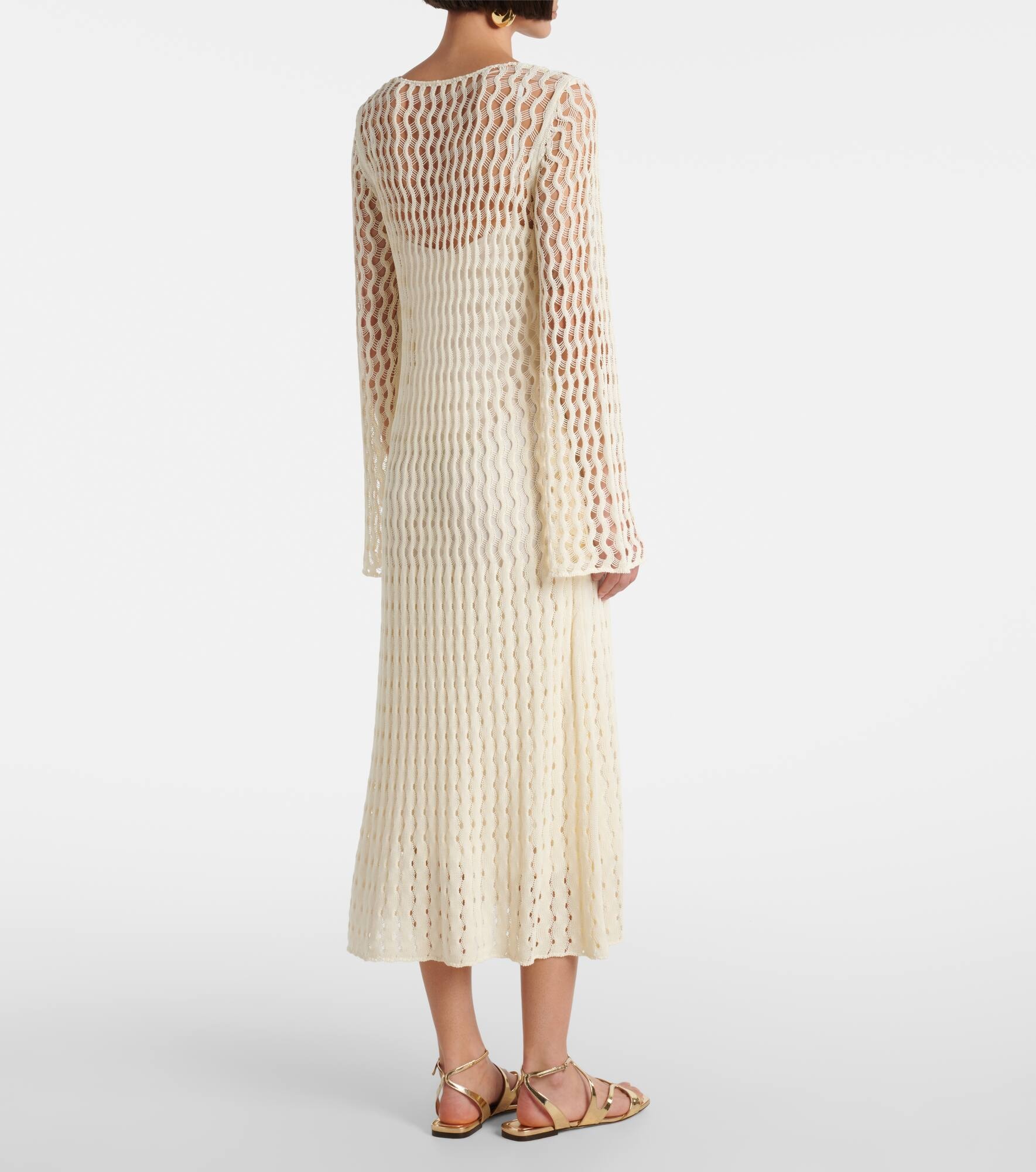 Jemmy open-knit maxi dress - 3