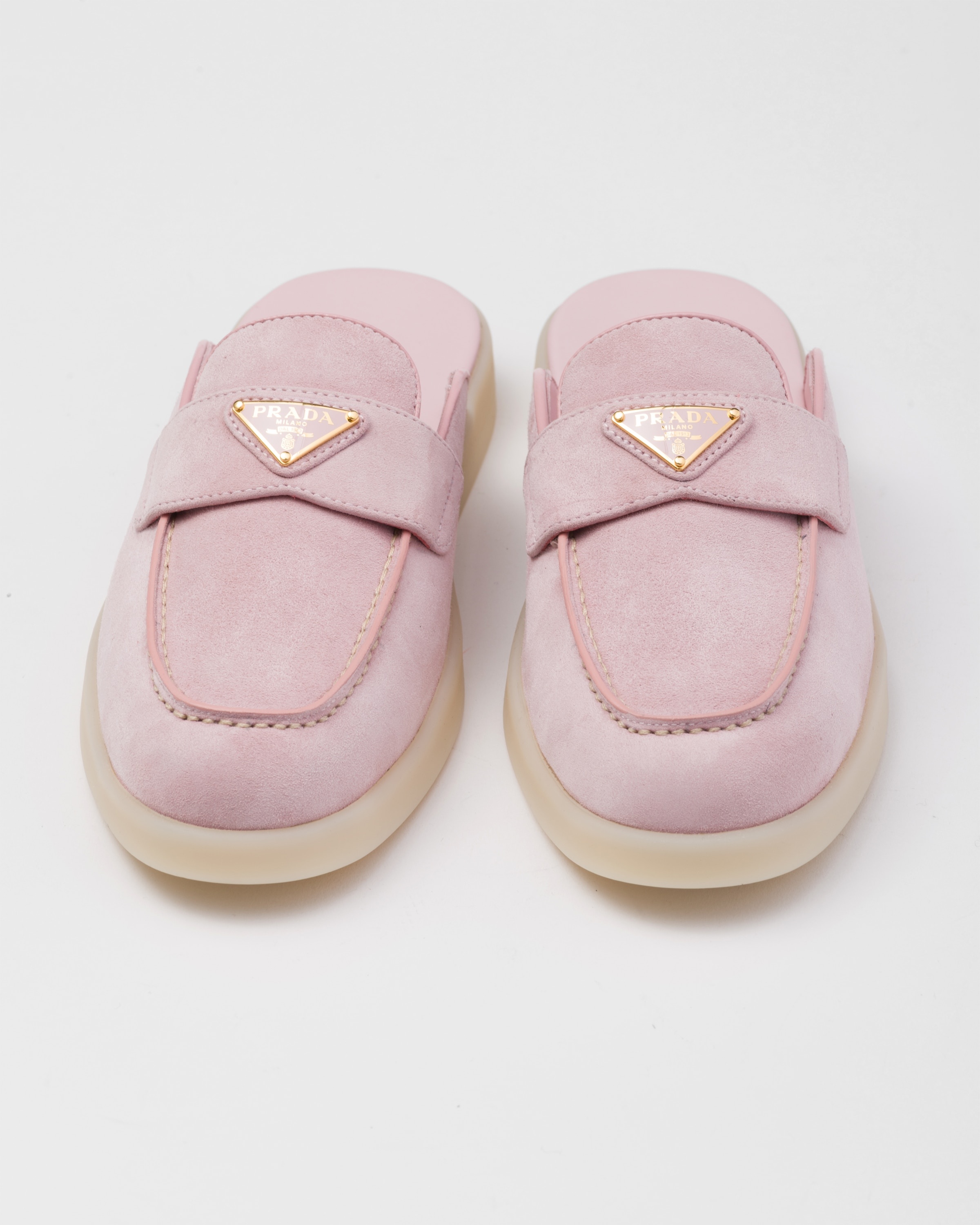 Suede mules - 5
