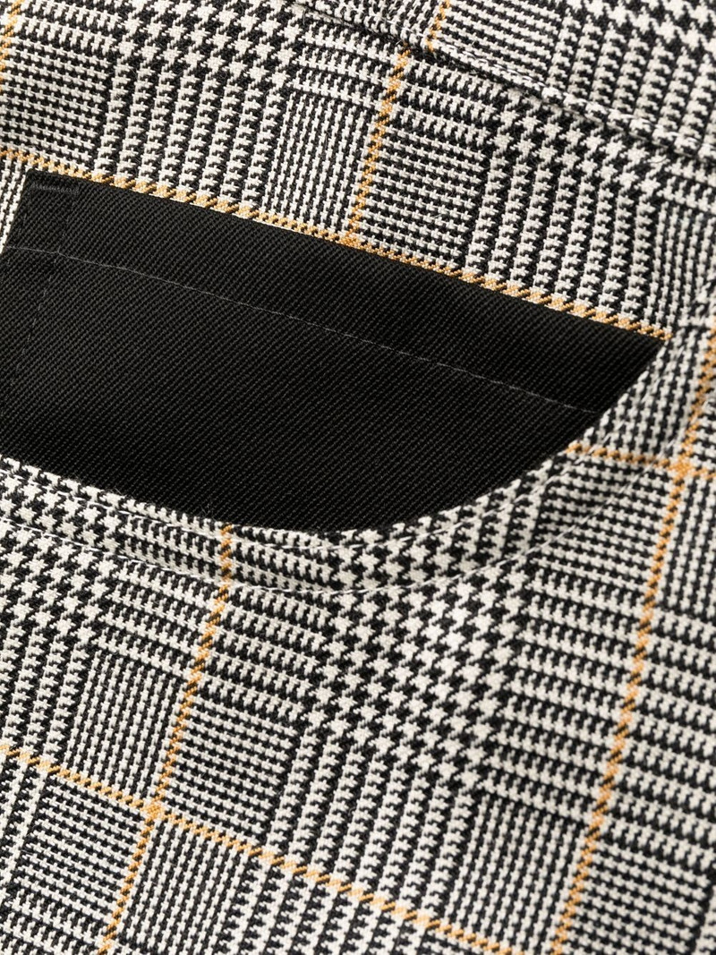 Prince of Wales straight leg trousers 6