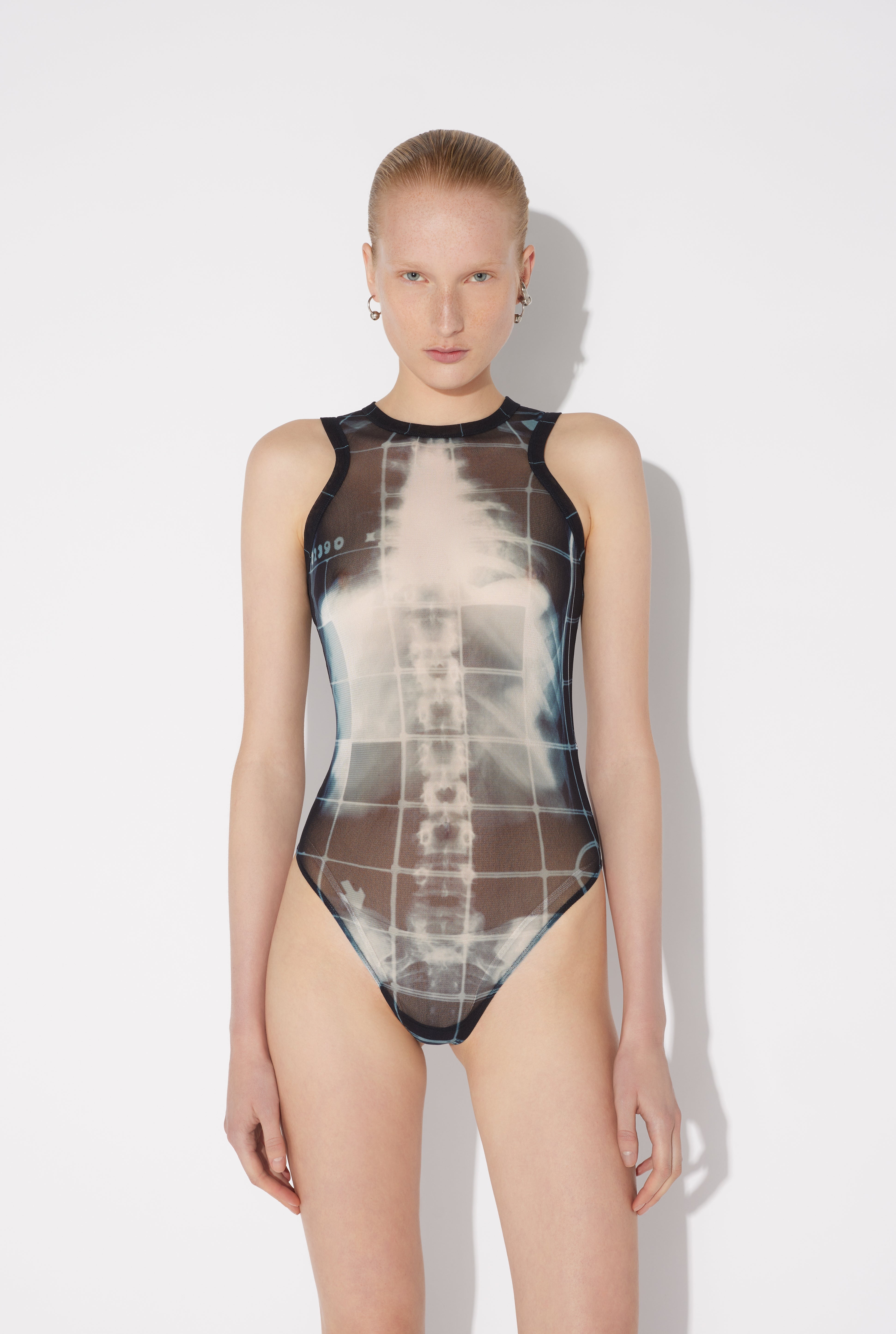 THE BLACK SQUELETOR BODYSUIT - 4