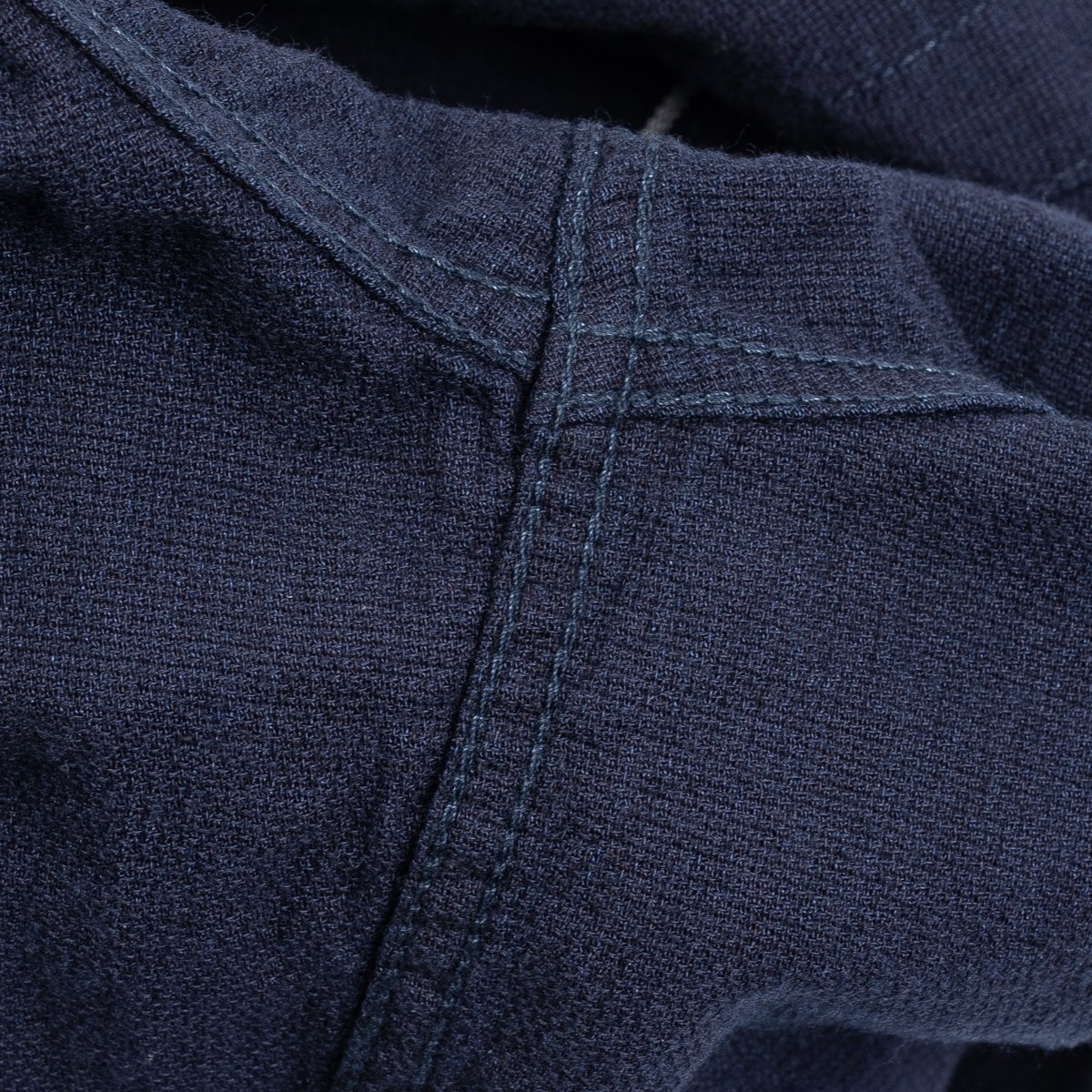 IHSH-357-IND 5oz Dobby Cloth Western Shirt - Indigo - 15