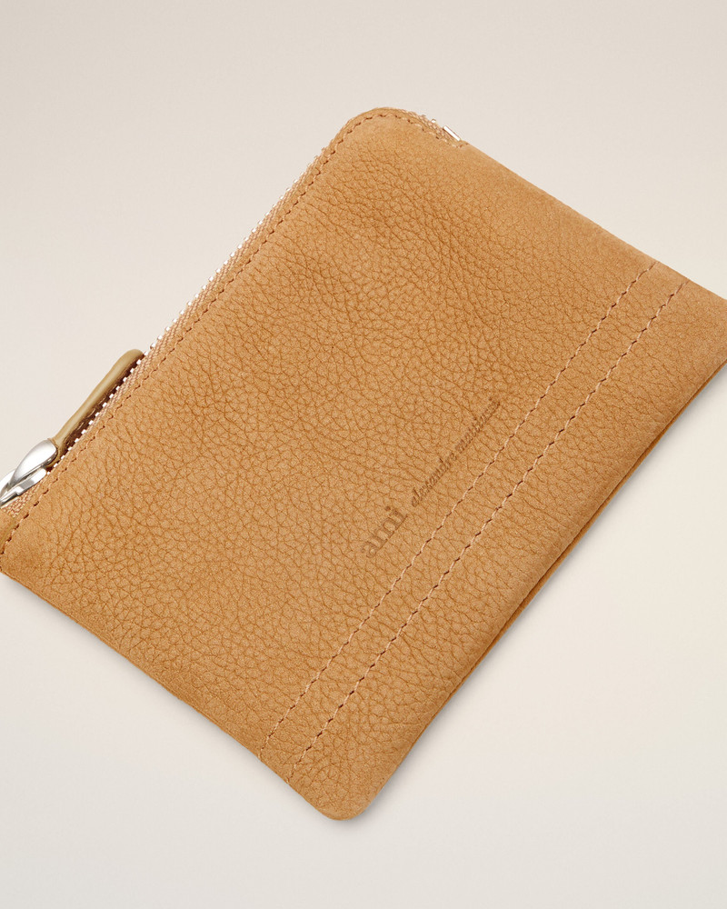 YELLOW COW LEATHER CARROUSEL ZIPPED WALLET 3