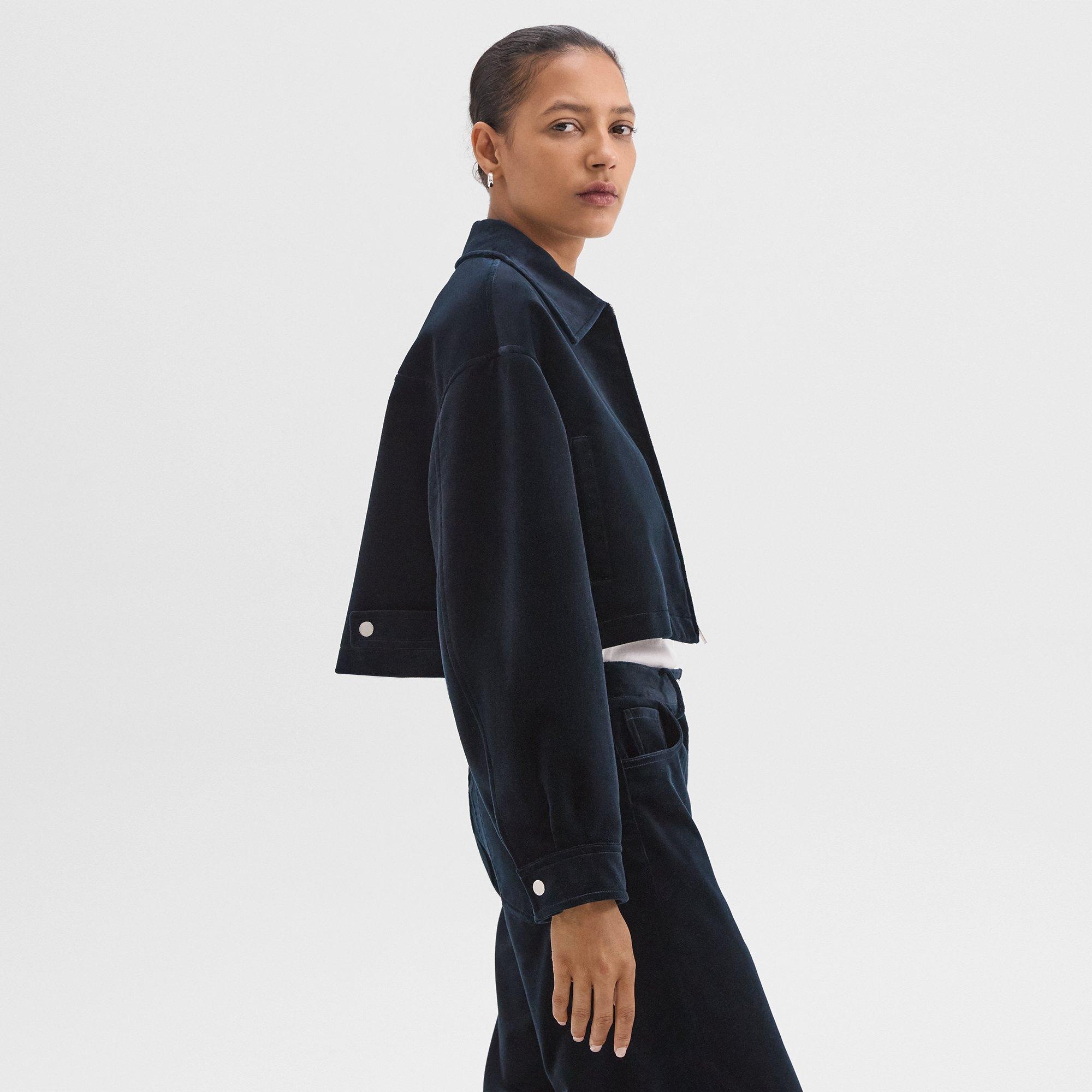 A-Line Jacket in Velvet - 3