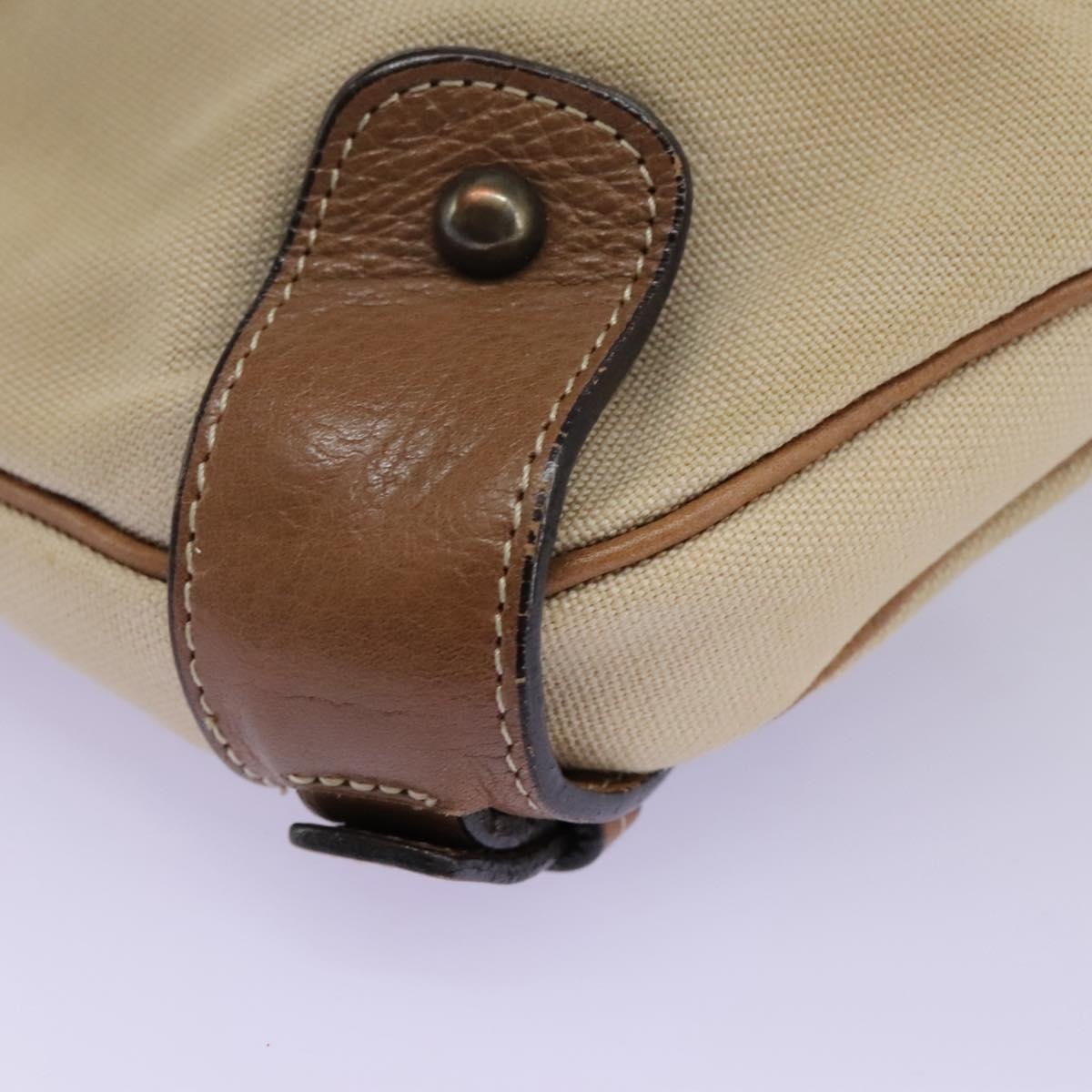 Burberry Blue Label Shoulder Bag Canvas Leather Beige - 16