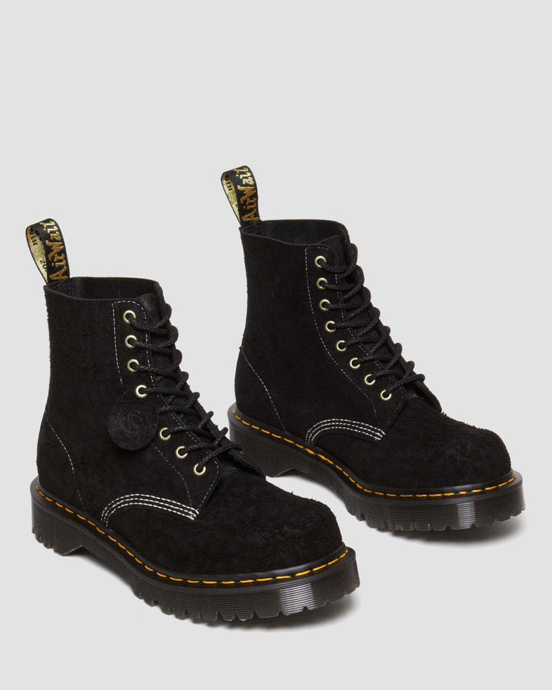 1460 Made in England Emboss Suede Lace Up Boots 8