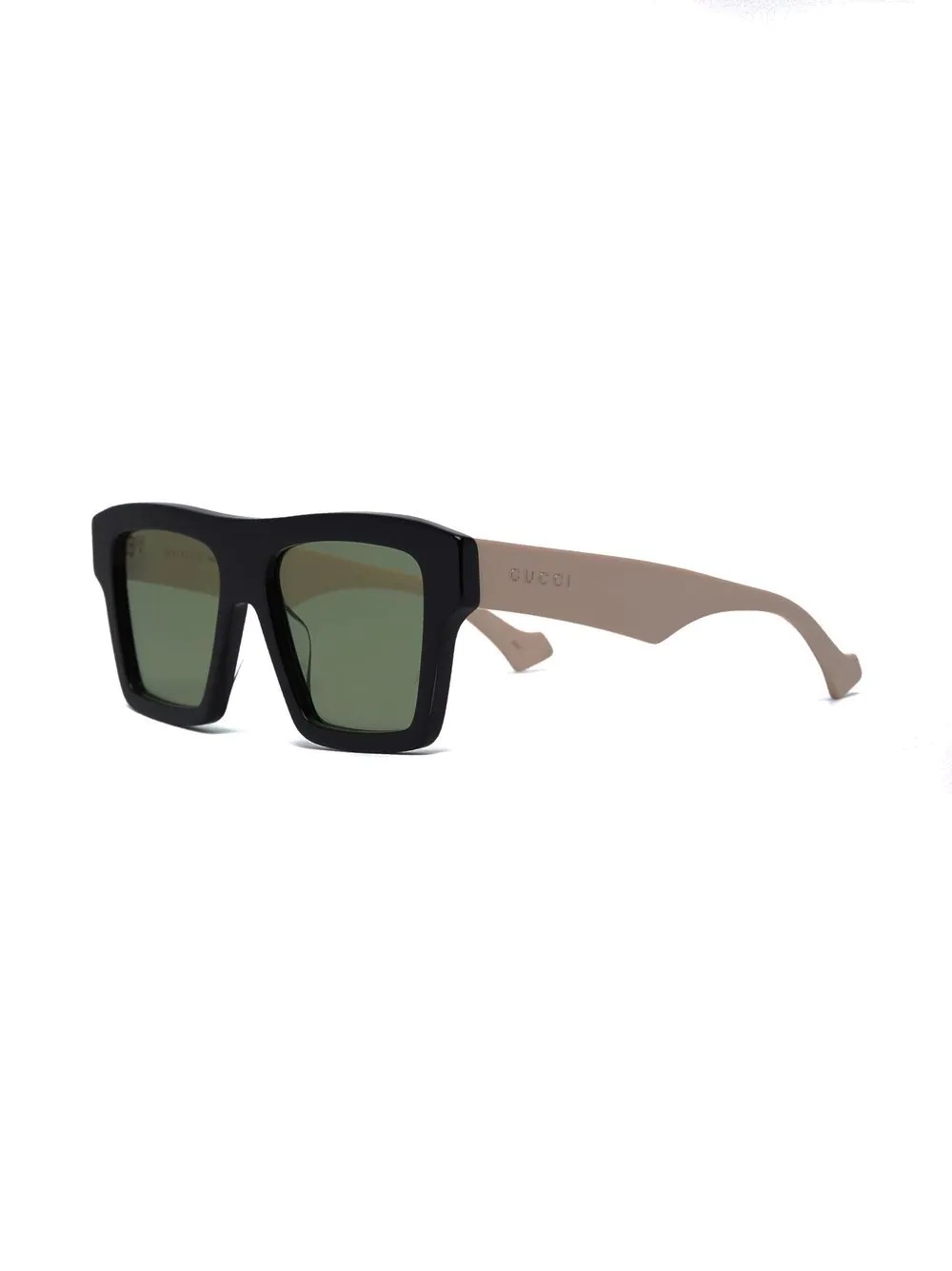 square-frame tinted sunglasses - 2