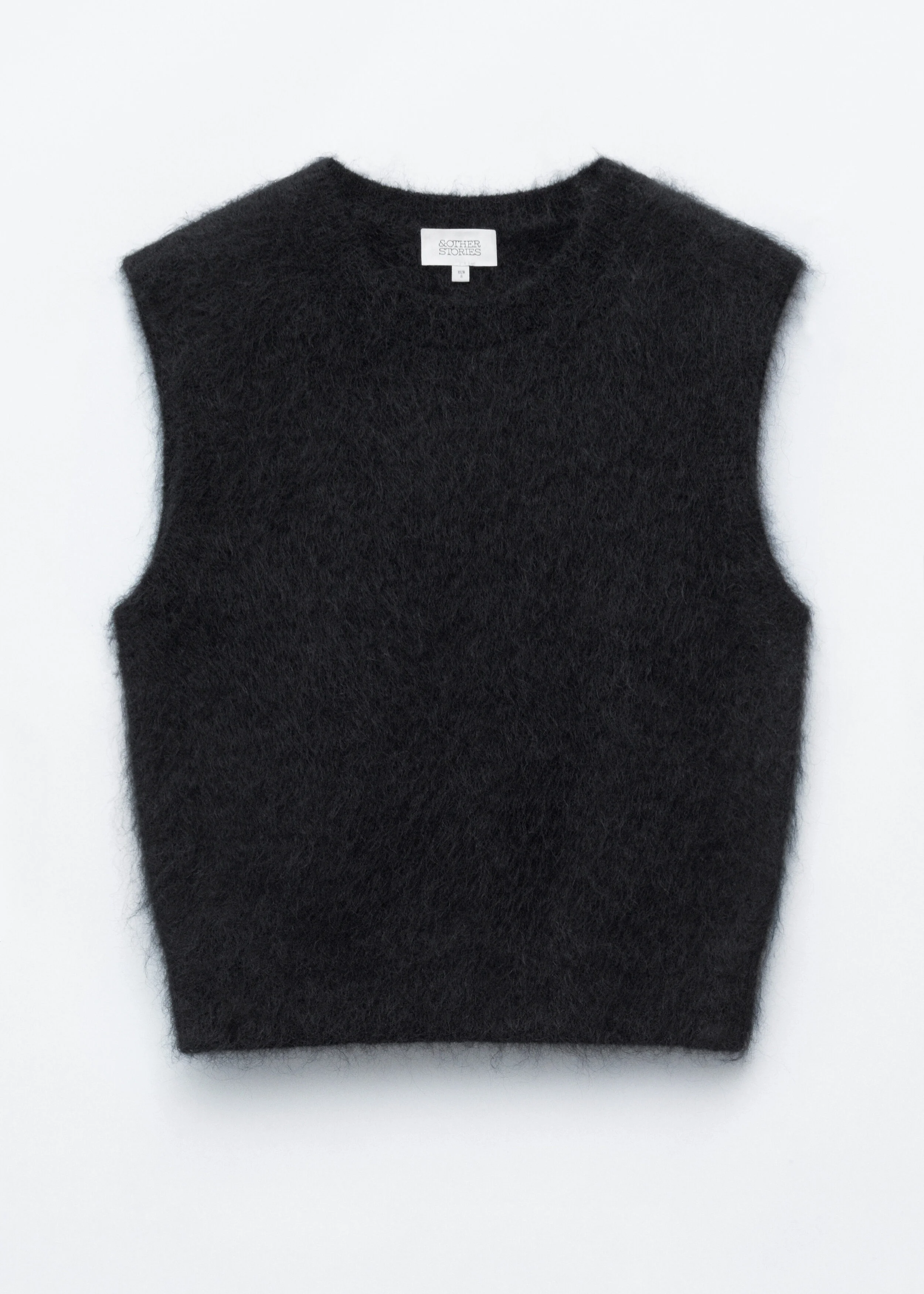 Knitted Mohair-Blend Vest - 1