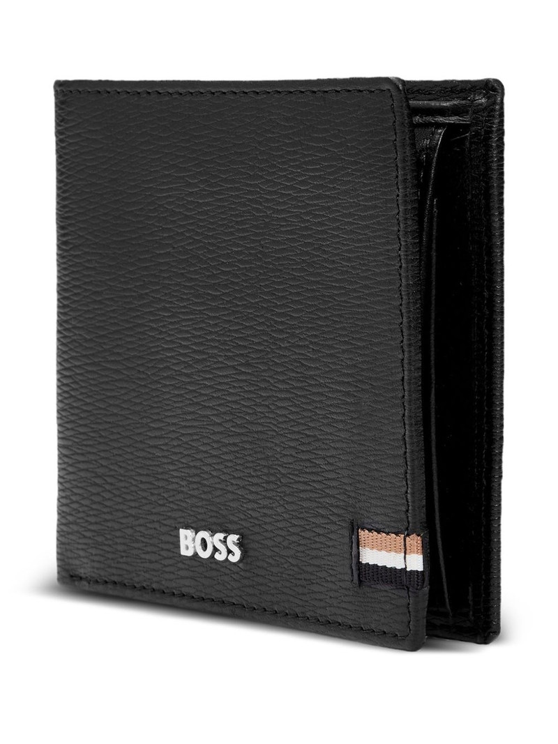 logo-print leather wallet 3