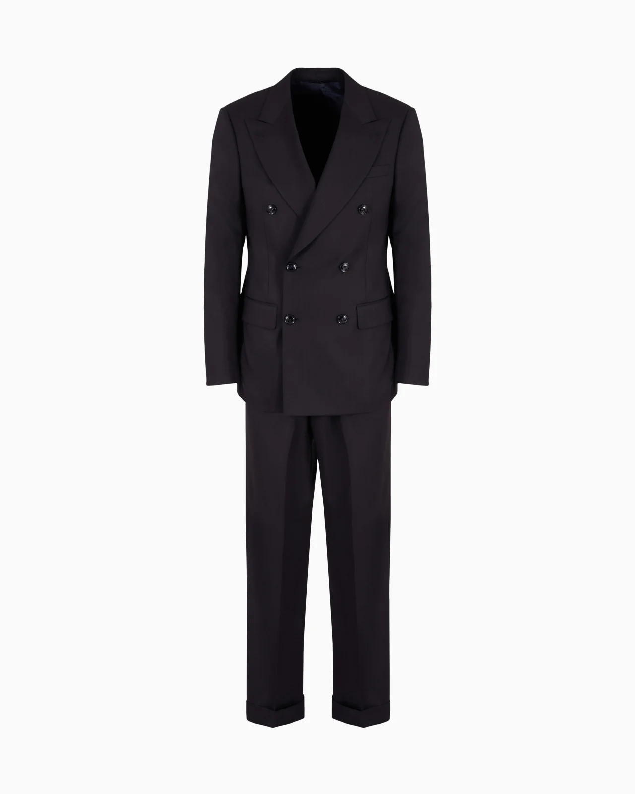 Virgin-wool double-breasted Royal Line suit - 1