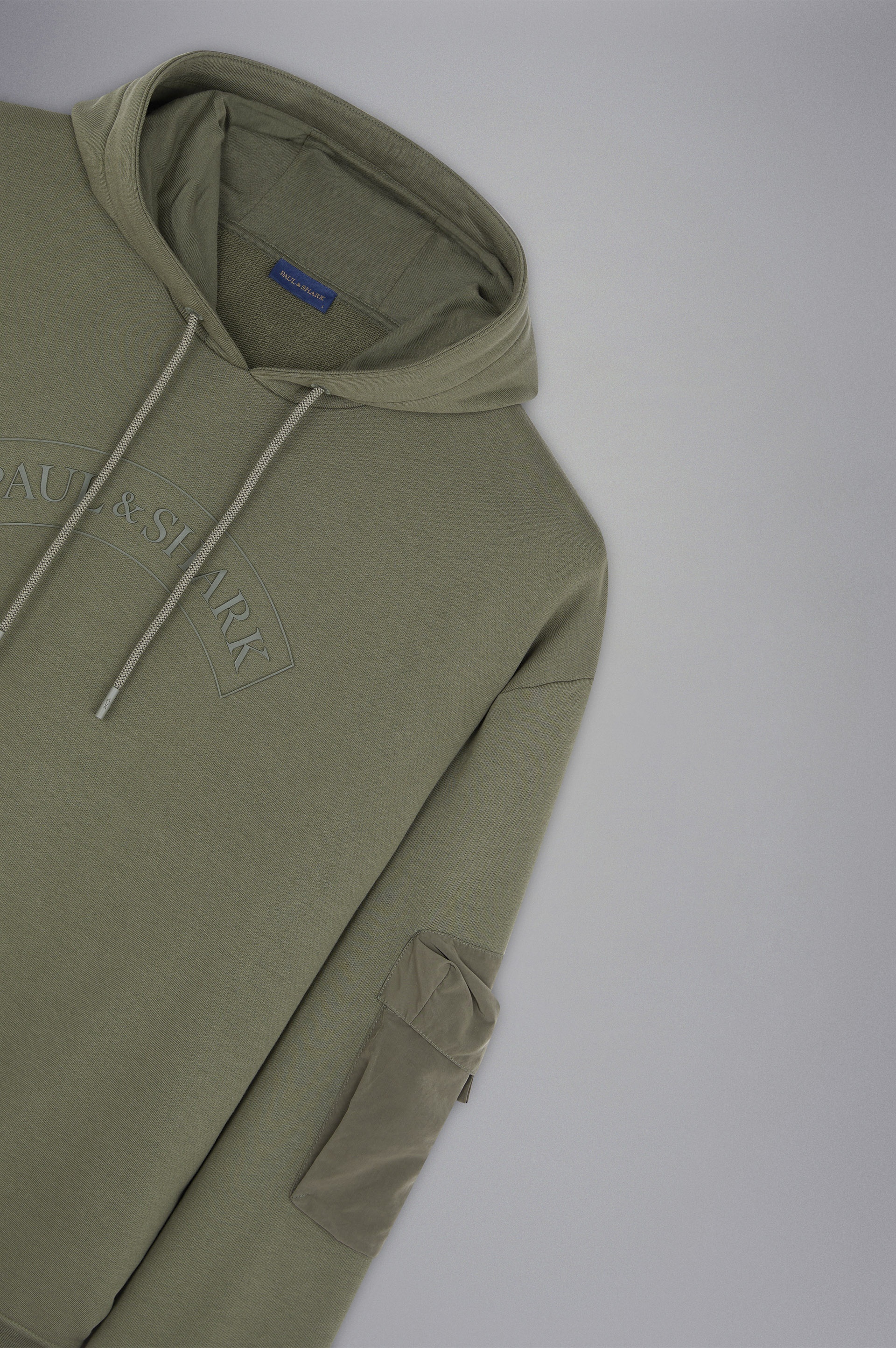 ACTIVE FLEECE COTTON HOODIE - 5