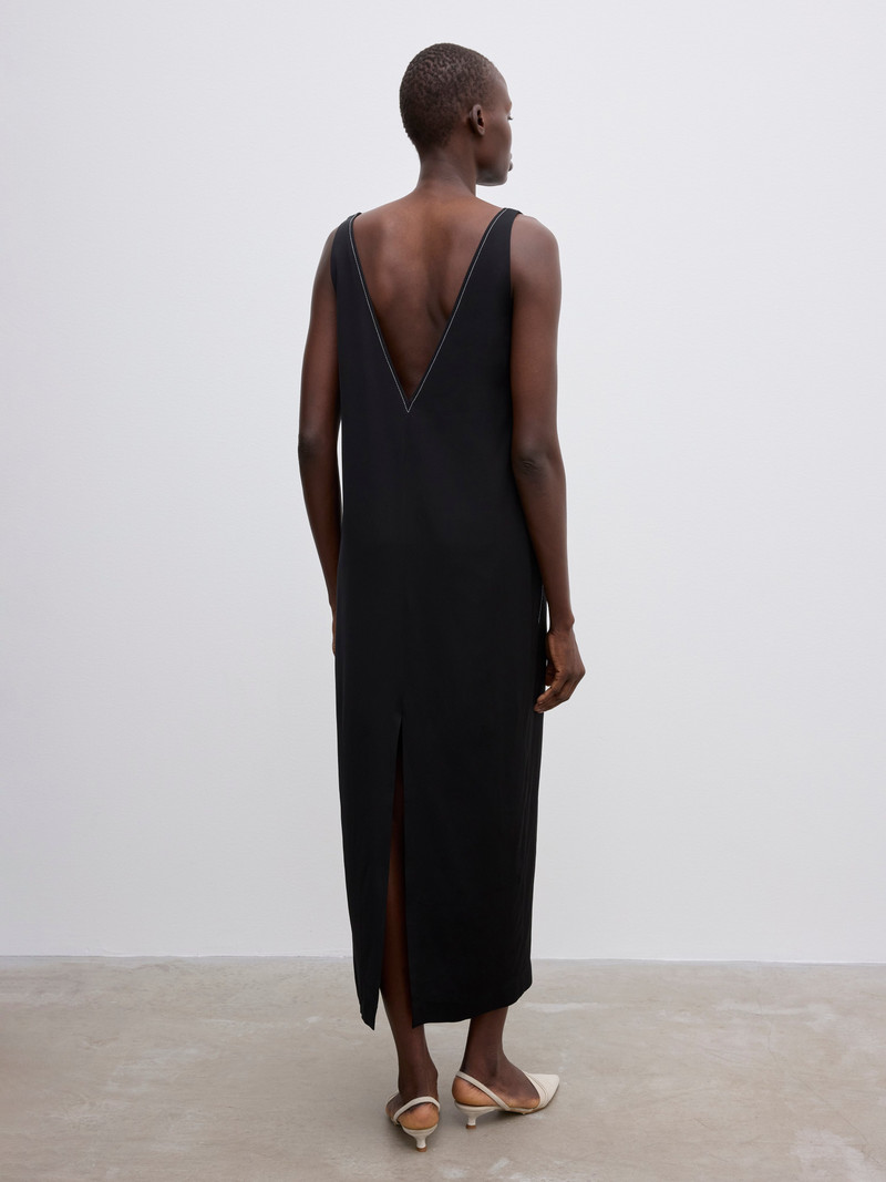 Sheer v-neck dress 3