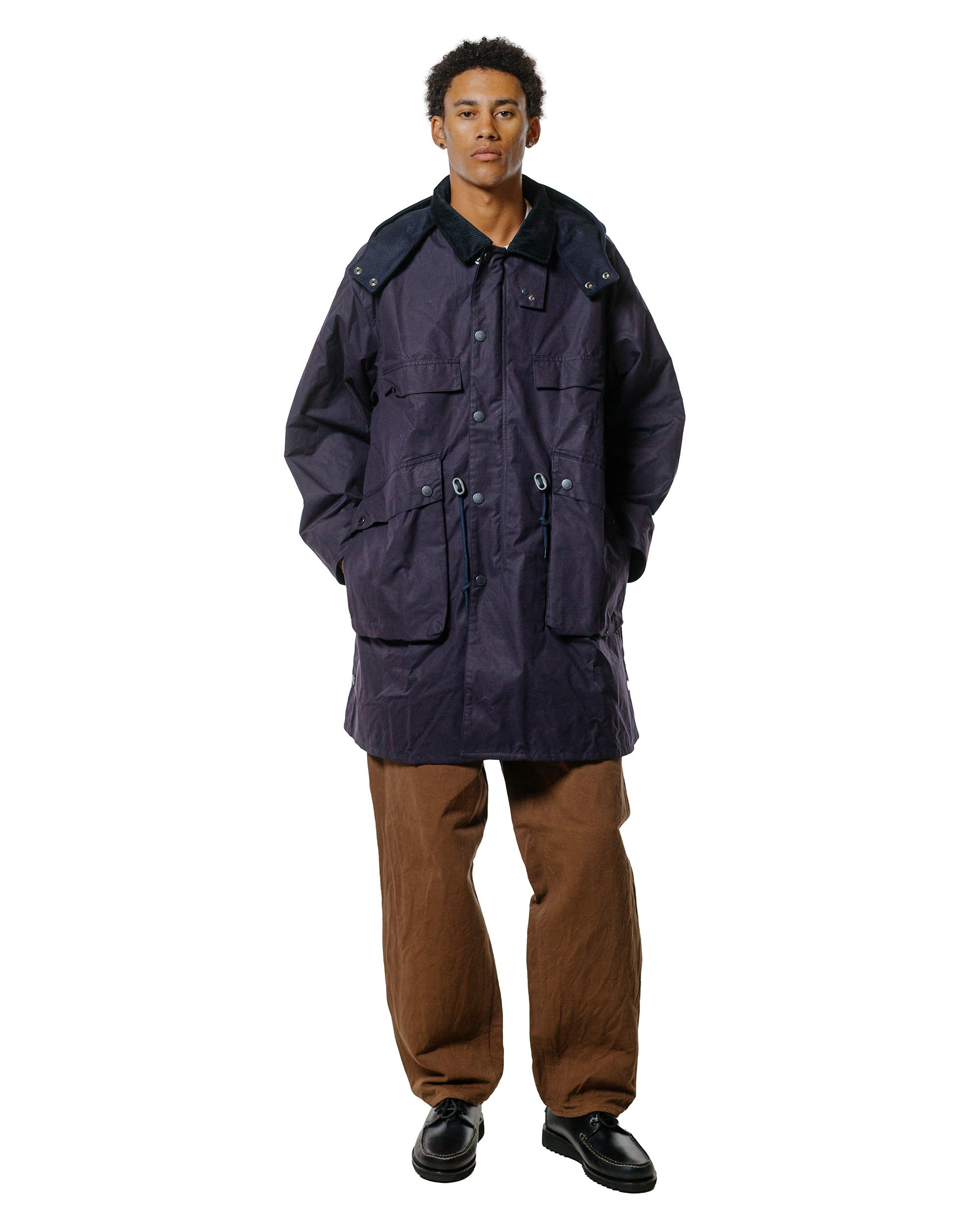 KAPTAIN SUNSHINE Bedale Casual Field Coat Dark Indigo - 2