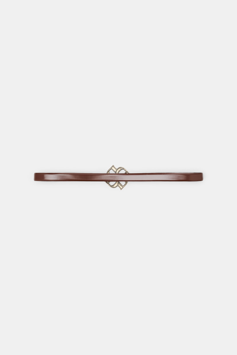 SUBTLE SHINE d rose buckle belt 7