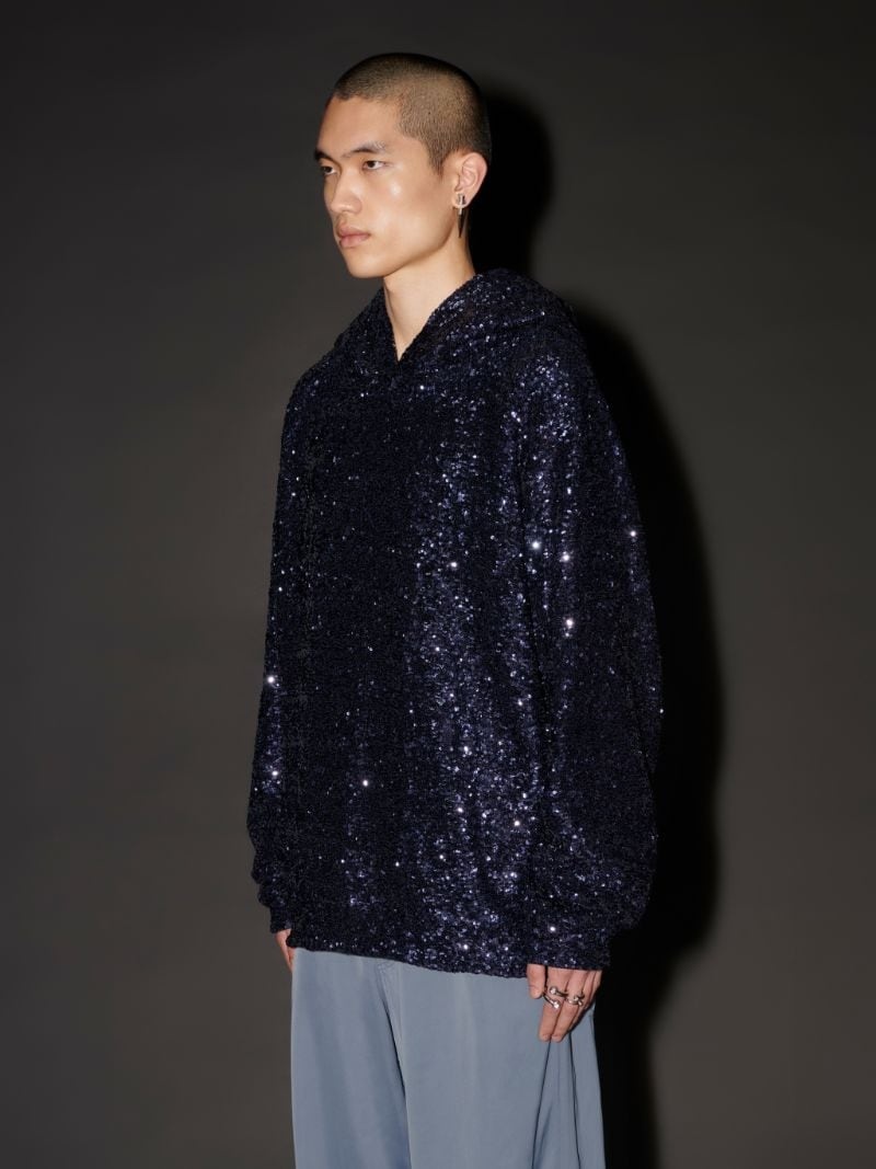 SEQUIN HOODIE - 5