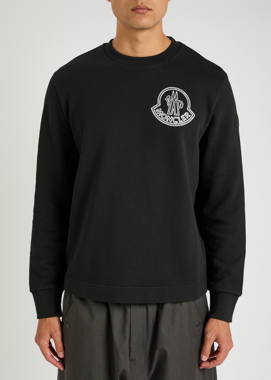 Moncler New Badge Logo-print Cotton Sweatshirt - 2