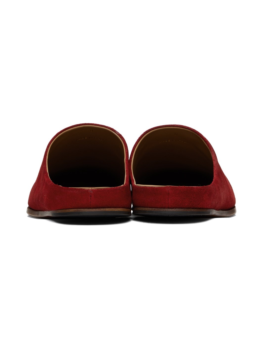 Red Chateau Suede Mules - 2