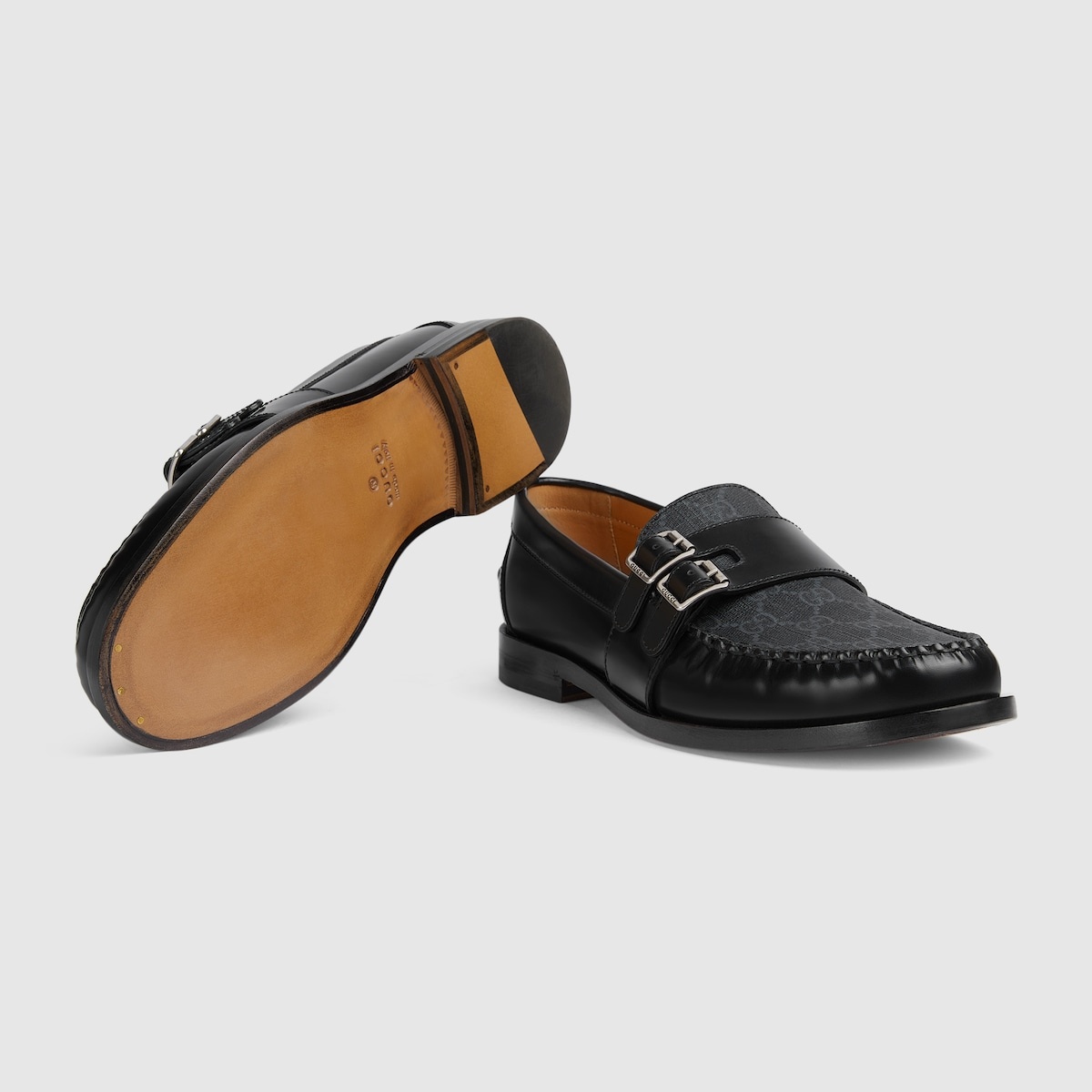 Men's buckle loafer with GG - 5