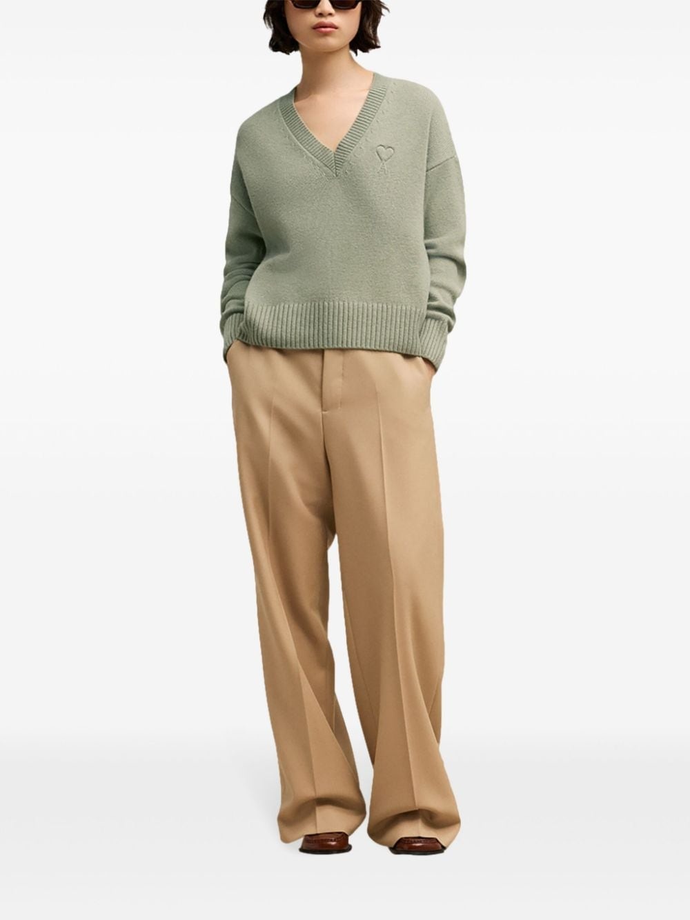 Ami de Coeur wool-cashmere blend sweater - 2