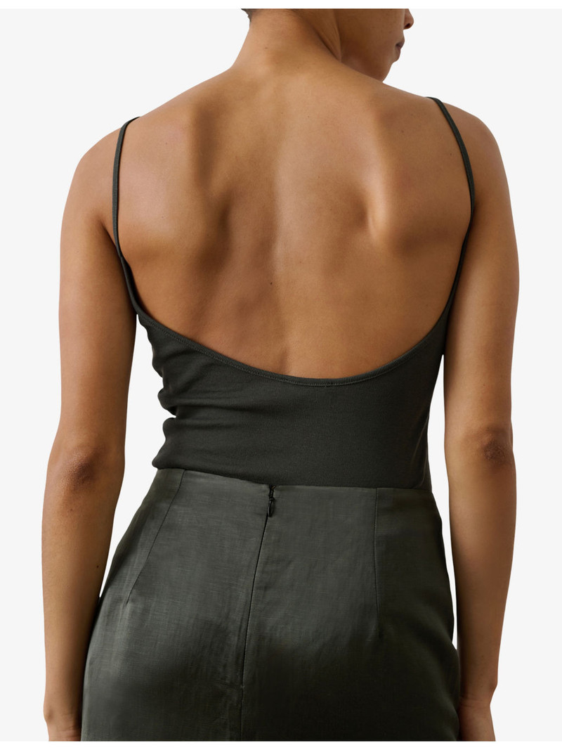 Ila Open-Back Cotton-Blend Cami Top 4