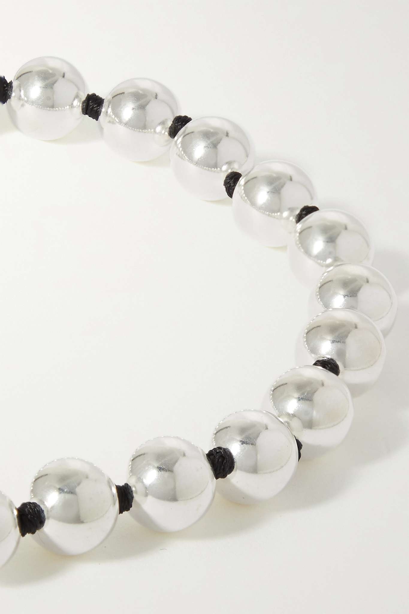 Orb silver and silk choker - 4