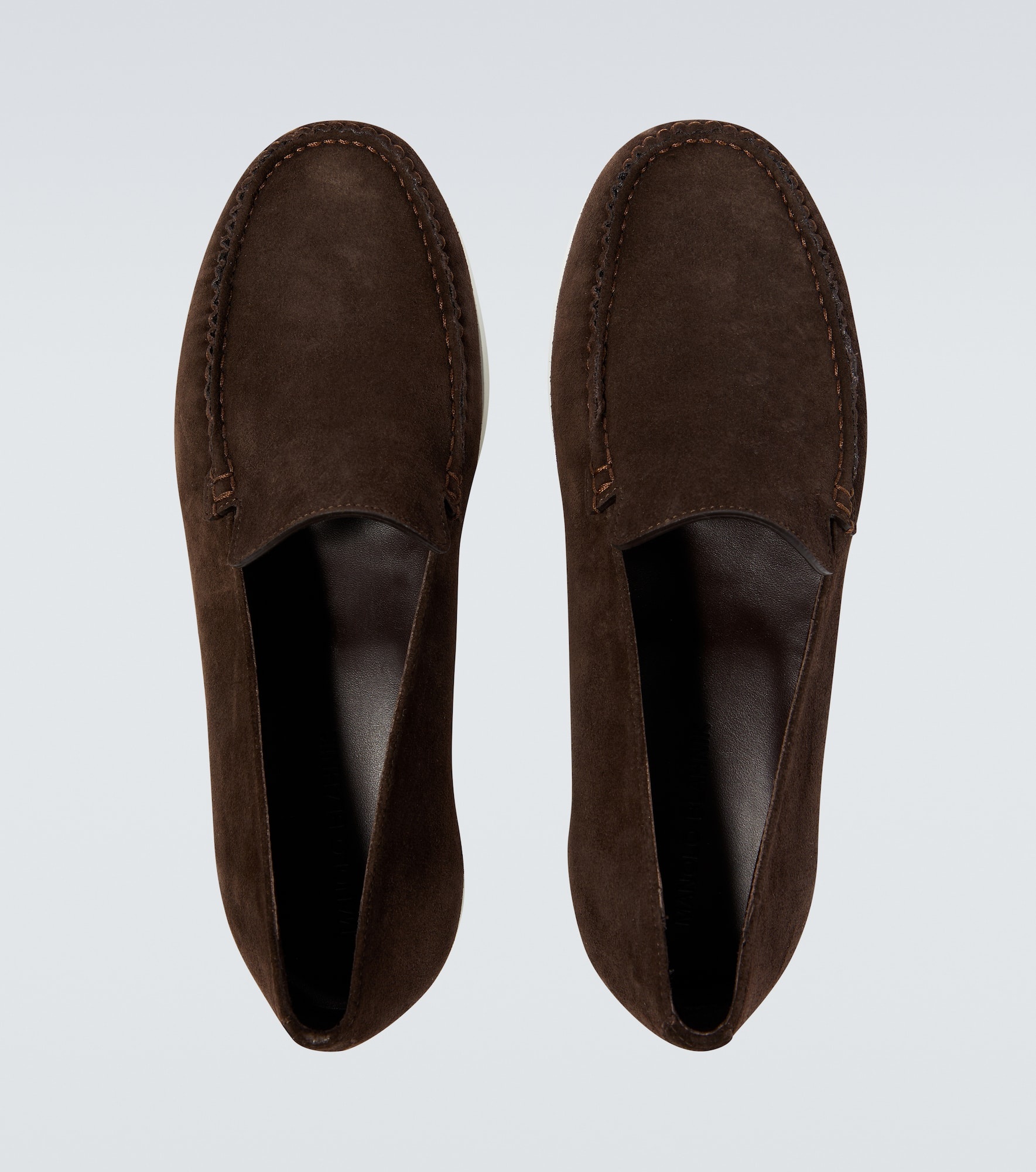 Monaco suede loafers - 4