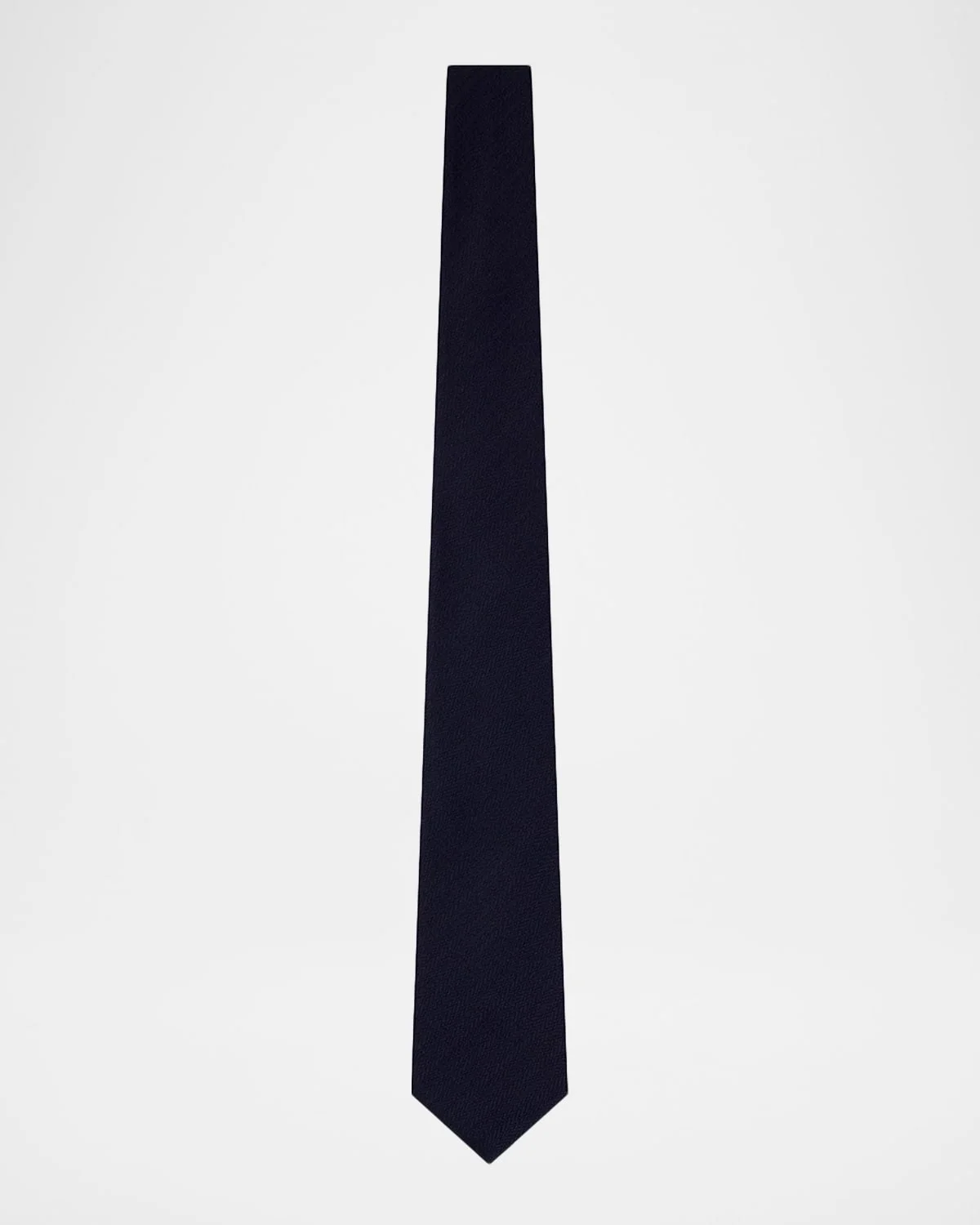 Men's Chevron Jacquard Silk Tie - 1