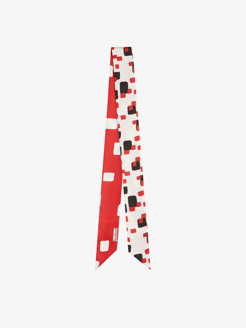 Givenchy Headband in silk twill geometrical print outlook
