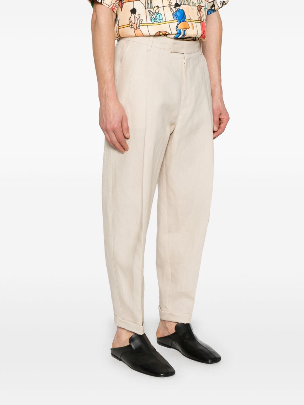 linen trousers - 3