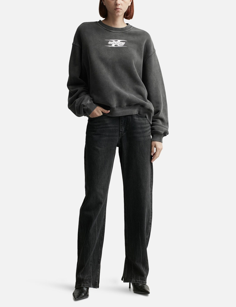 alexanderwang.t BLADE LOGO-EMBOSSED SWEATSHIRT outlook