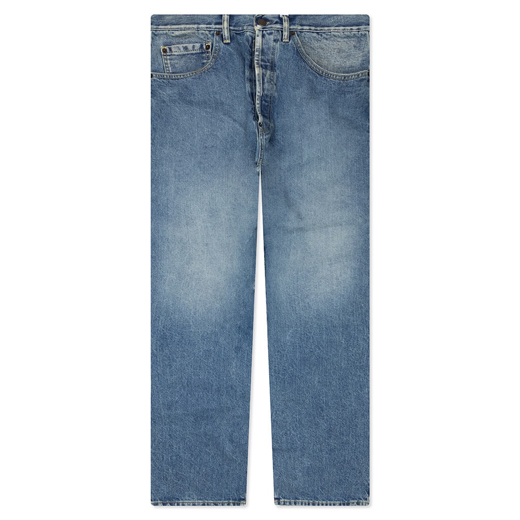 PANTS 5 POCKETS - MEDIUM BLUE - 1