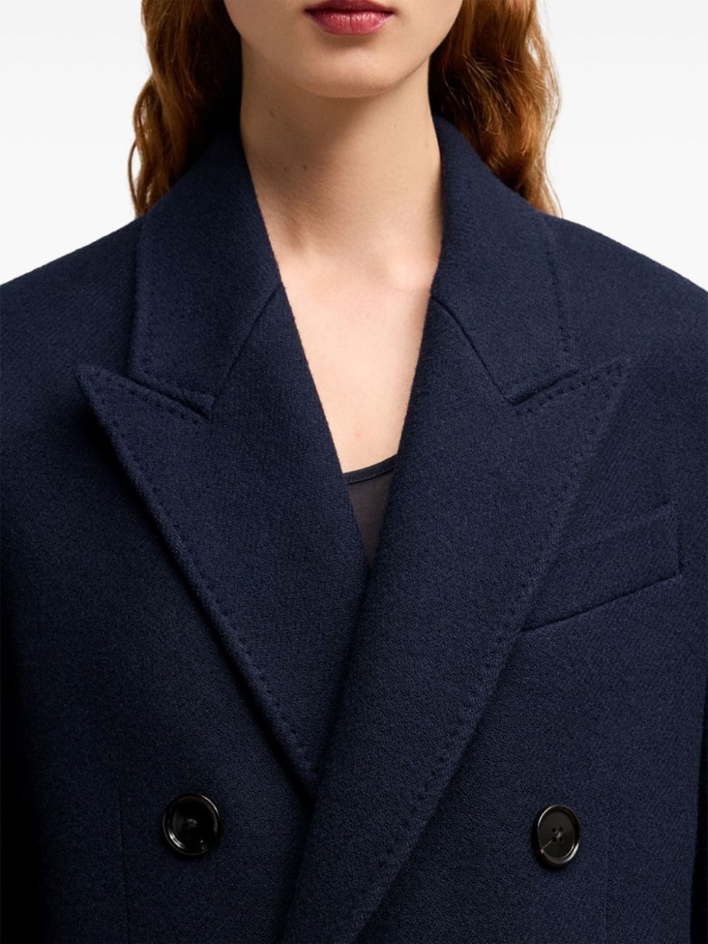 double breasted buttoned jacket - 5
