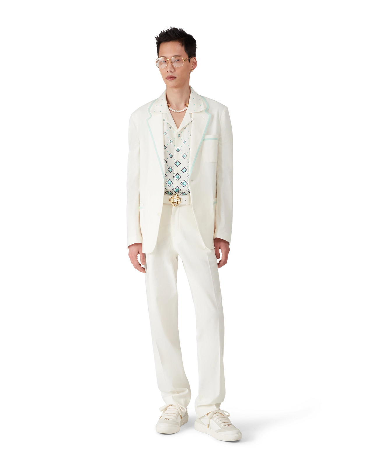 Linen Pleated Trousers | Casablanca Paris - 2