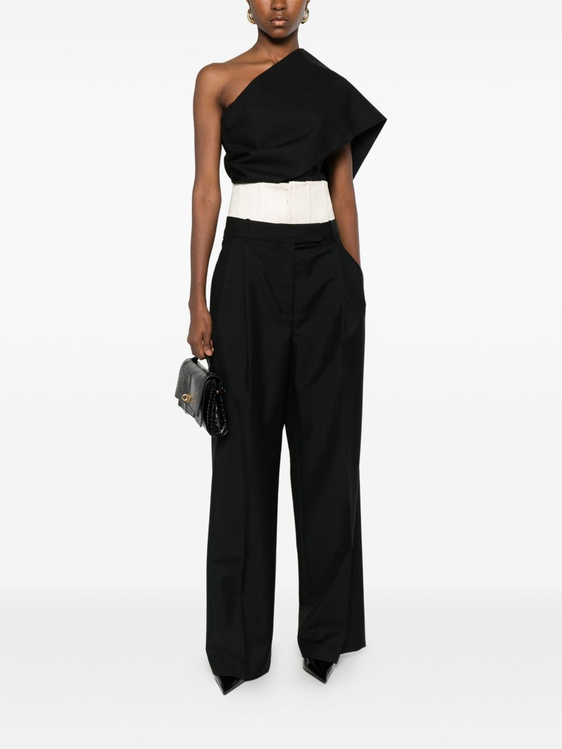 RÓHE layered-effect pleated trousers outlook