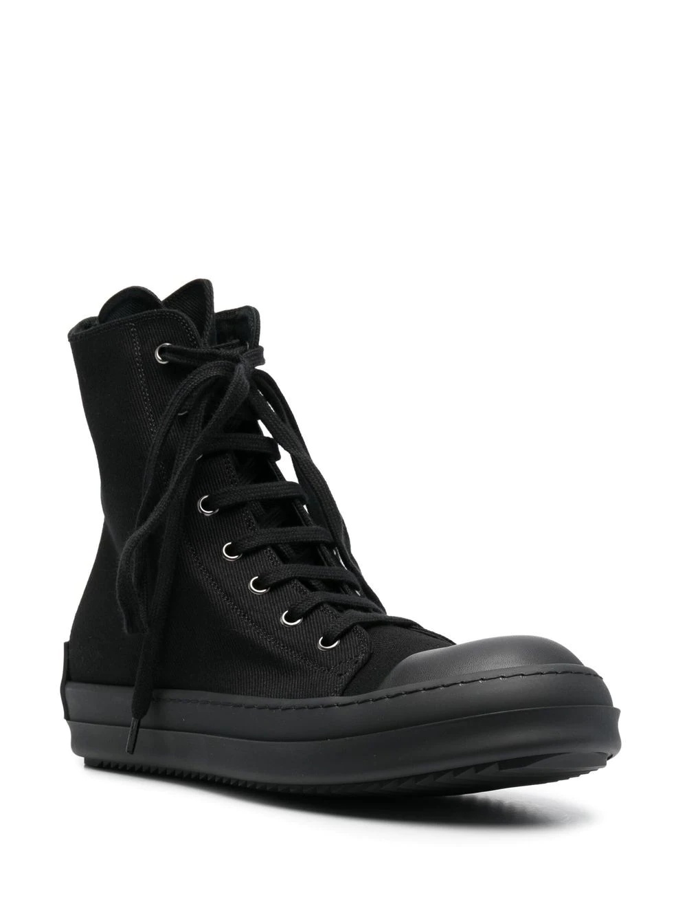 zipped high top sneakers - 2