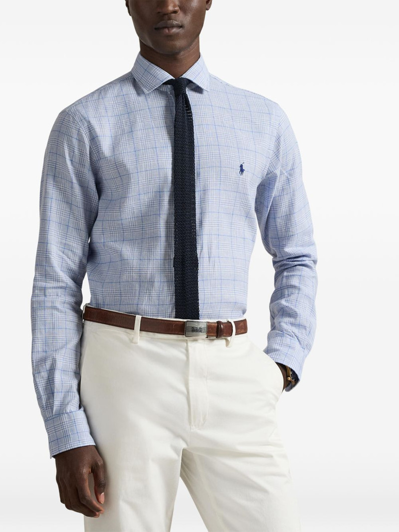 check-pattern shirt 3