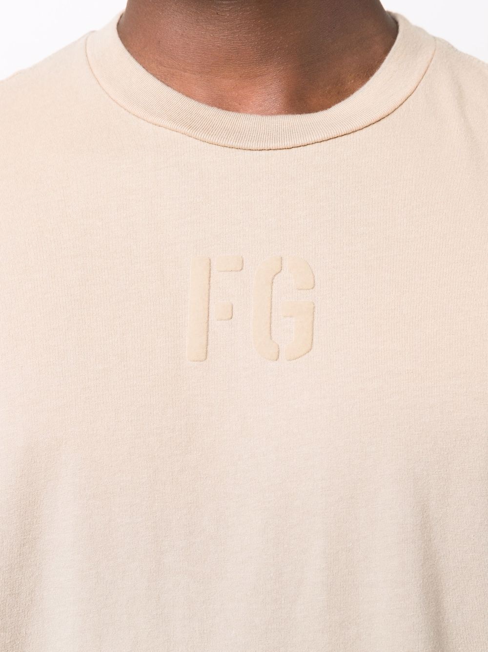 tonal logo-print cotton T_shirt - 5