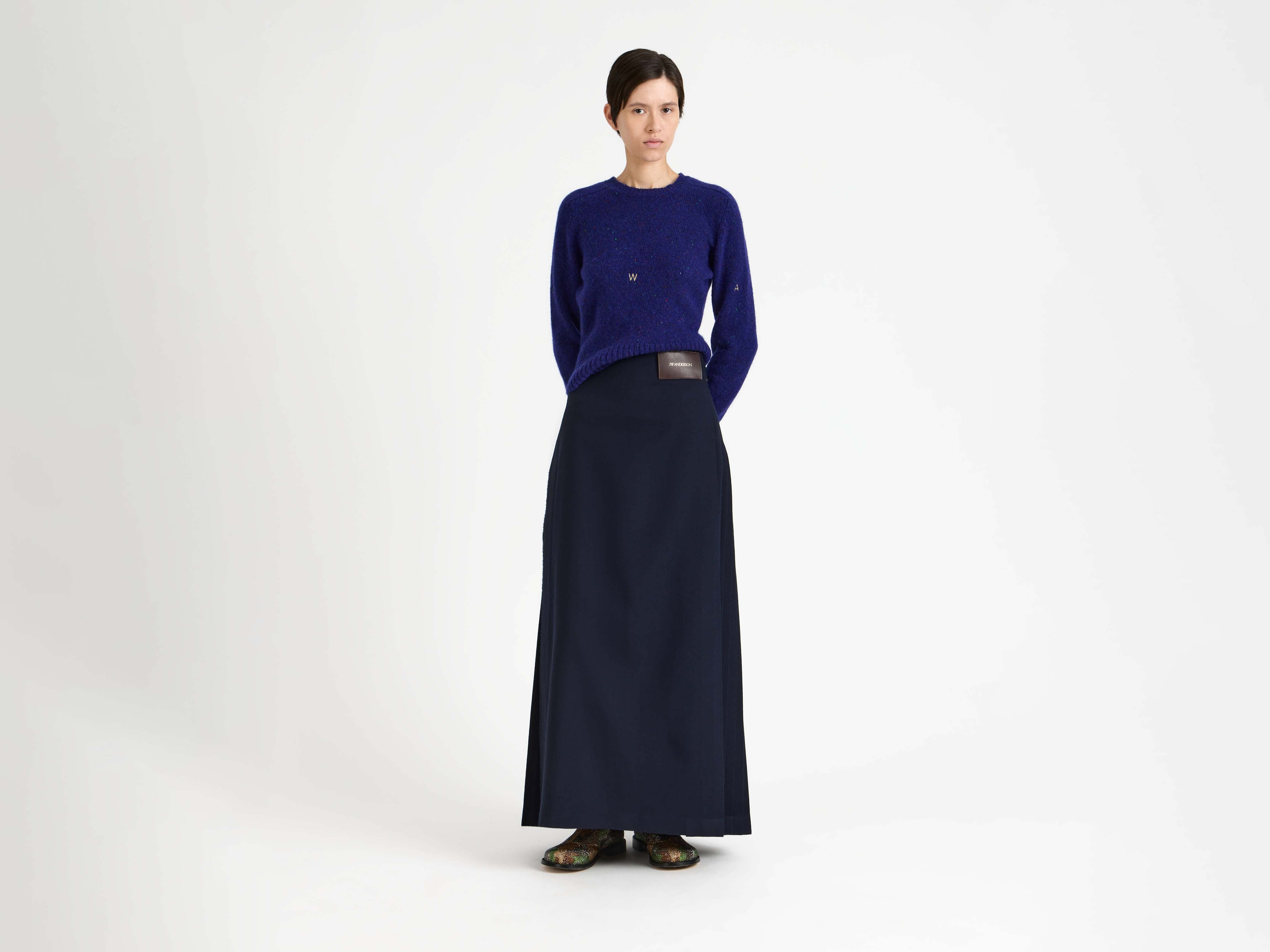WOMENS KILT IN NAVY - 2